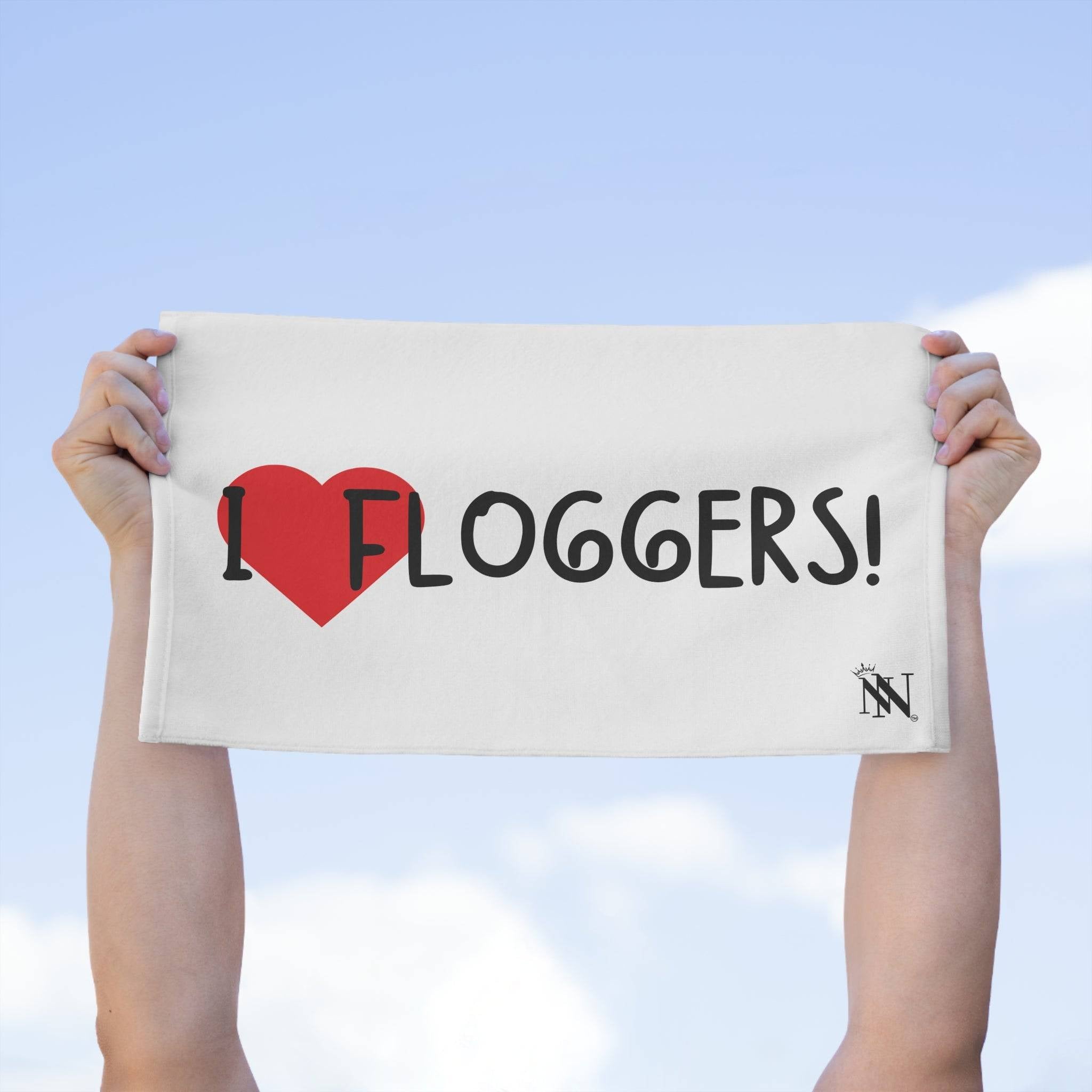 I Love Floggers! | Mix & Match Soft Fun-Flirty Lovers’ Towels