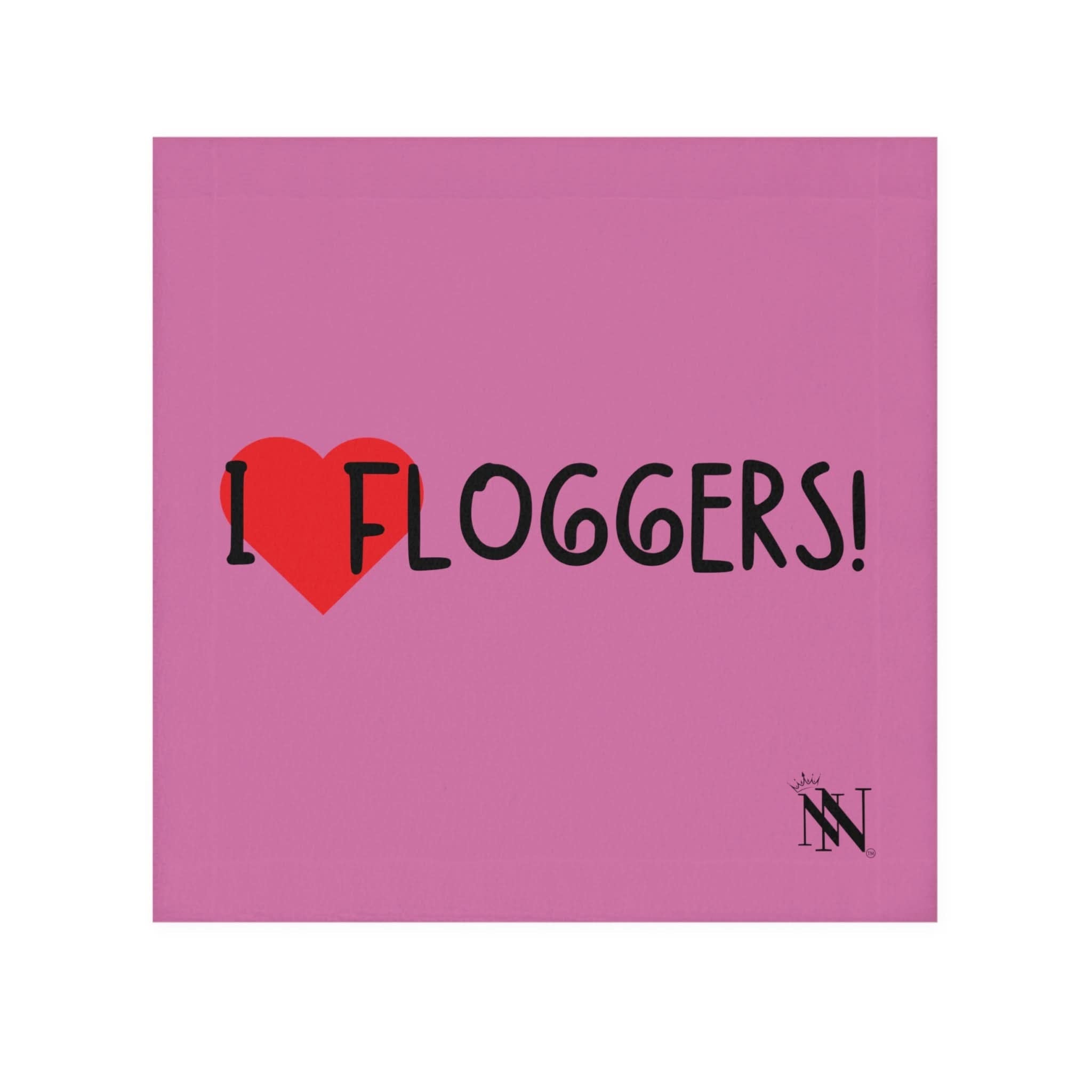 I Love Floggers Pink | Mix & Match Lils’ Fun-Flirty Lovers’ Towels