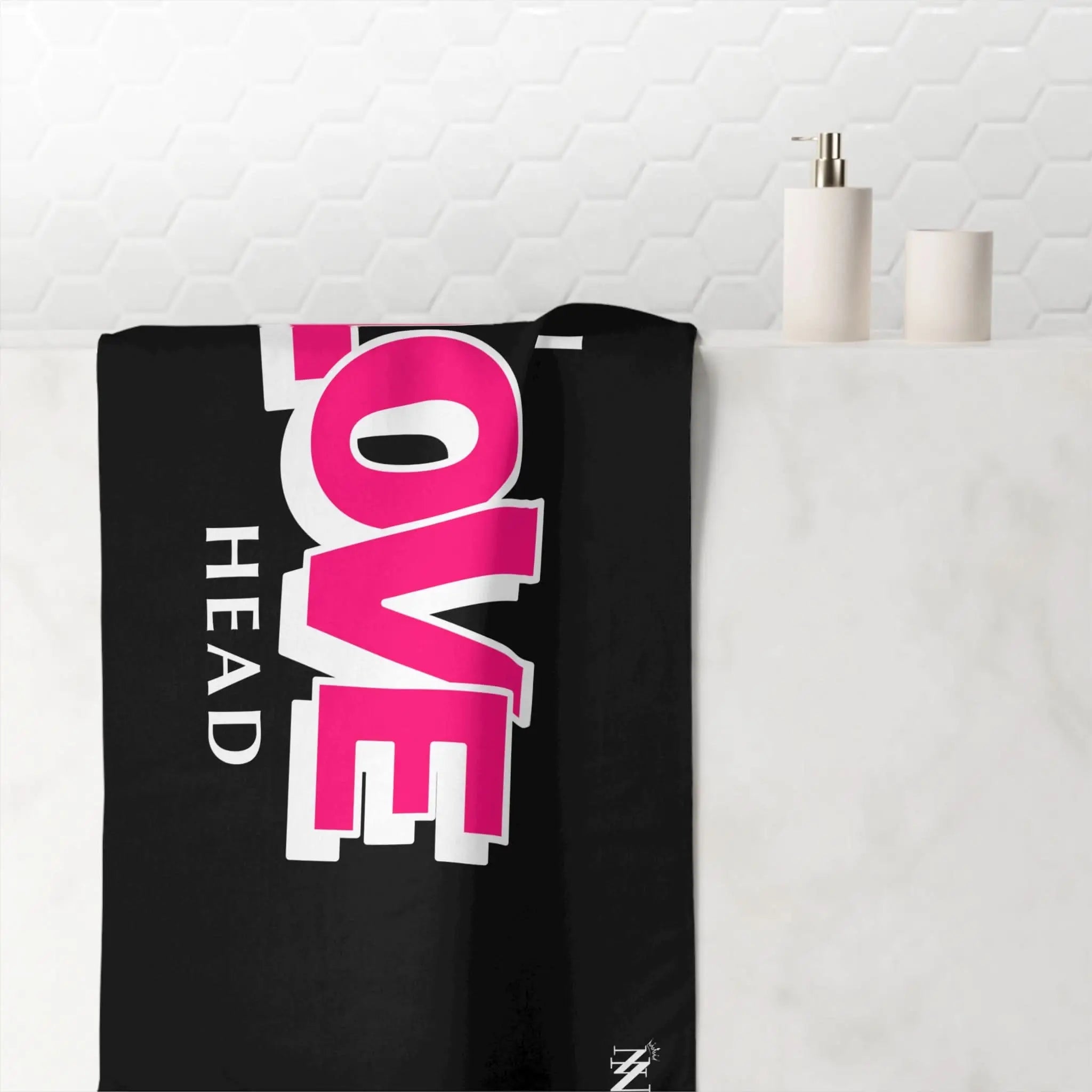 I Love Head | Mix & Match Naughty XL Fun-Flirty Lovers’ Towels