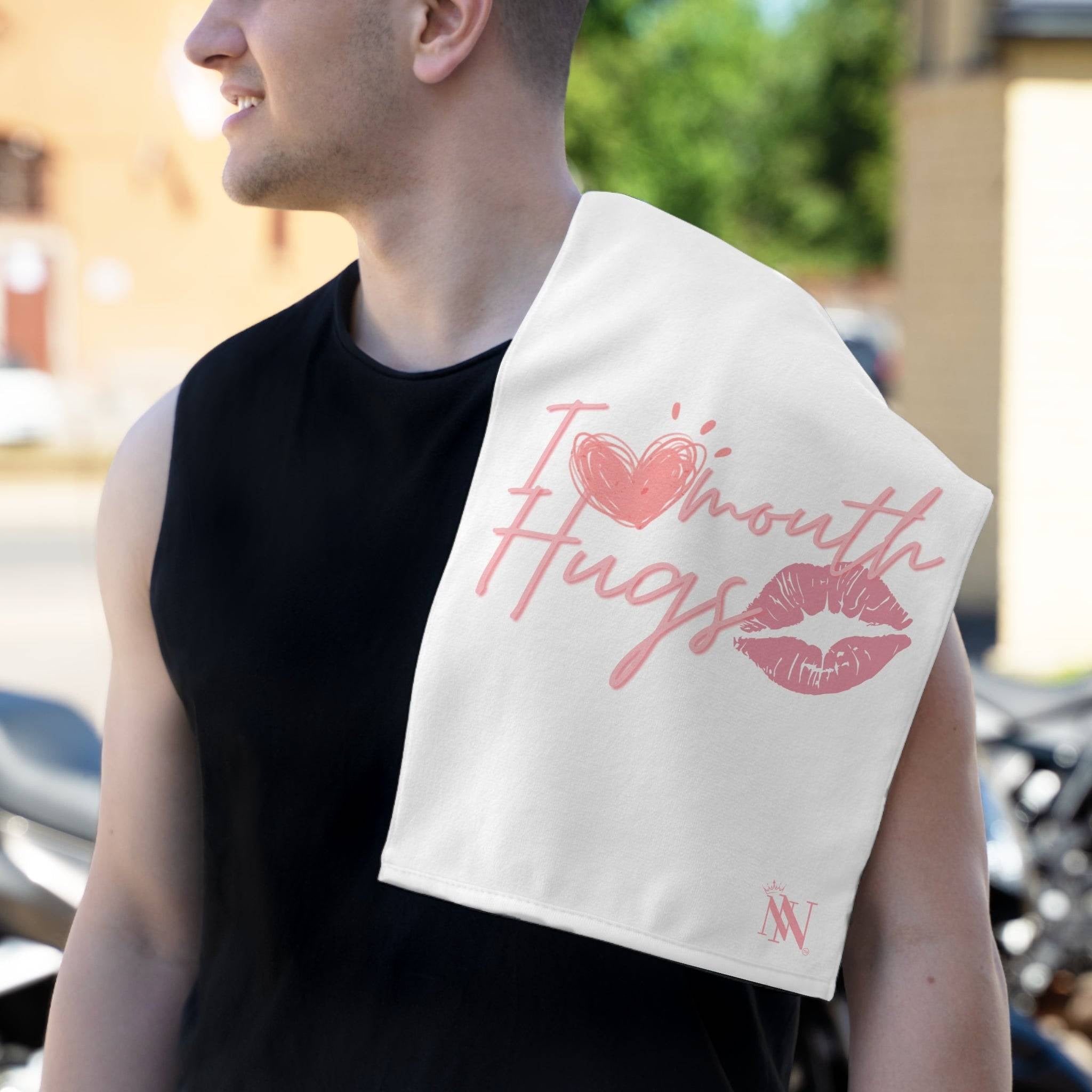 I Love Mouth Hugs | Mix & Match Soft Fun-Flirty Lovers’ Towels
