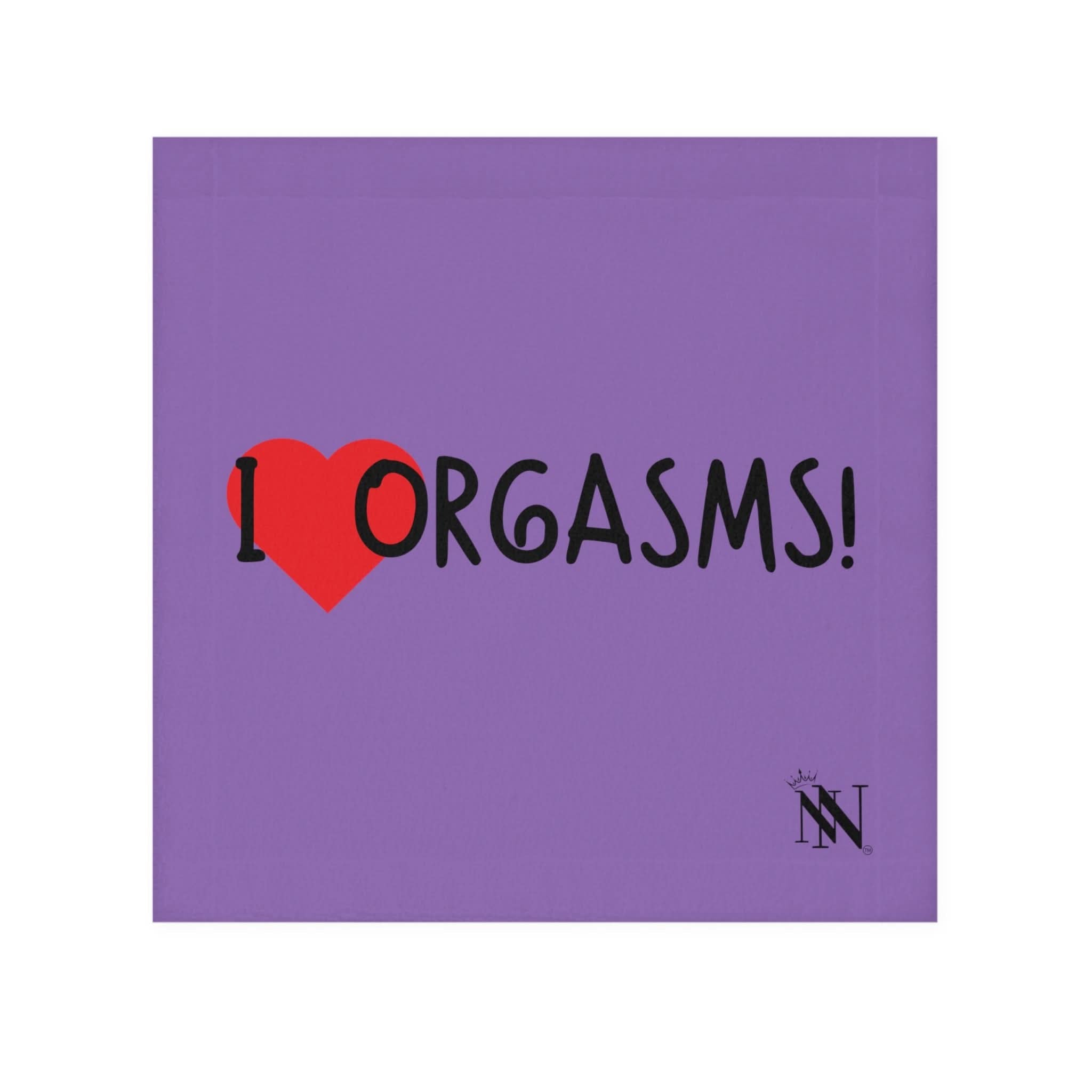 I Love Orgasms! Lavendar | Mix & Match Lils’ Fun-Flirty Lovers’ Towels