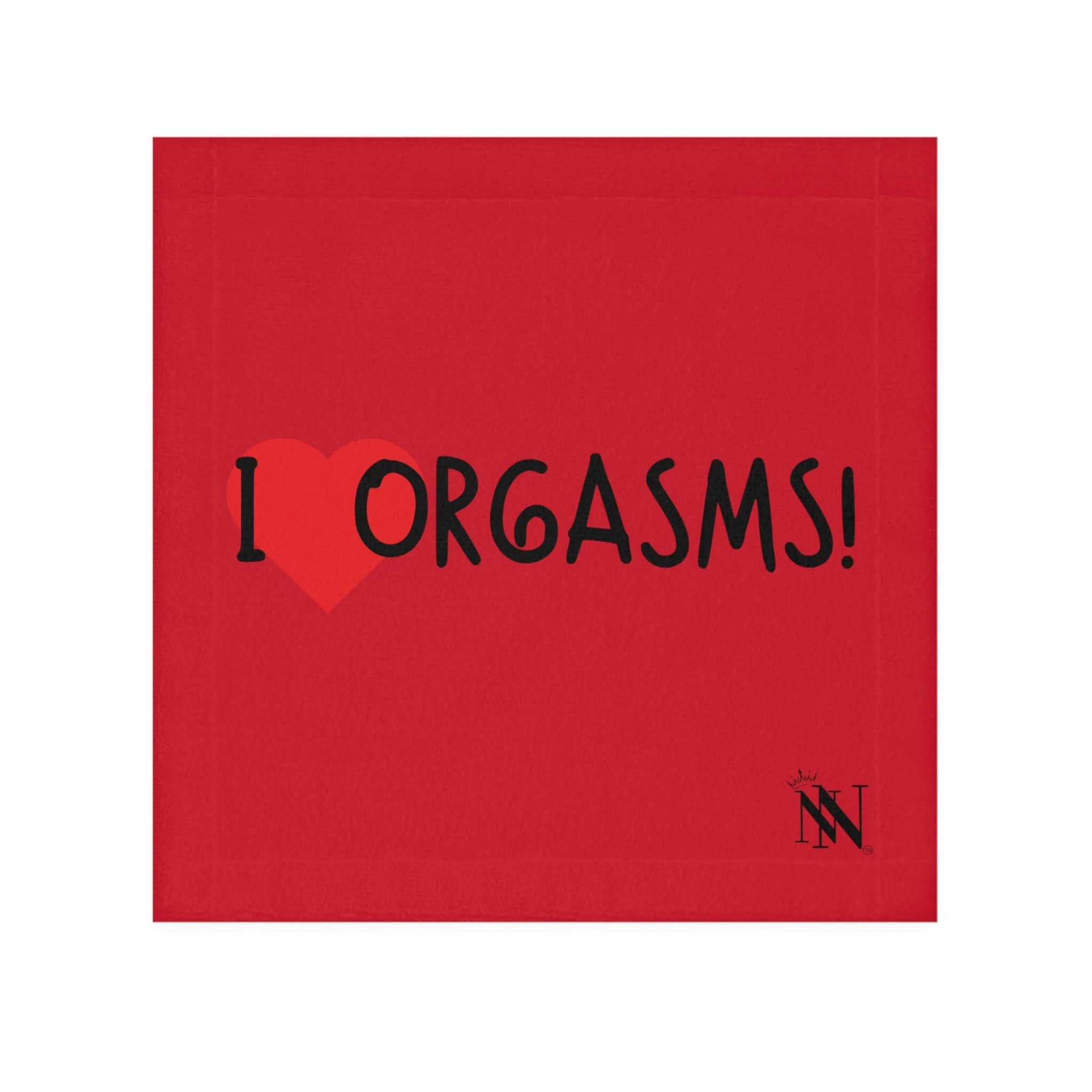 I Love Orgasms! Red | Mix & Match Lils’ Fun-Flirty Lovers’ Towels