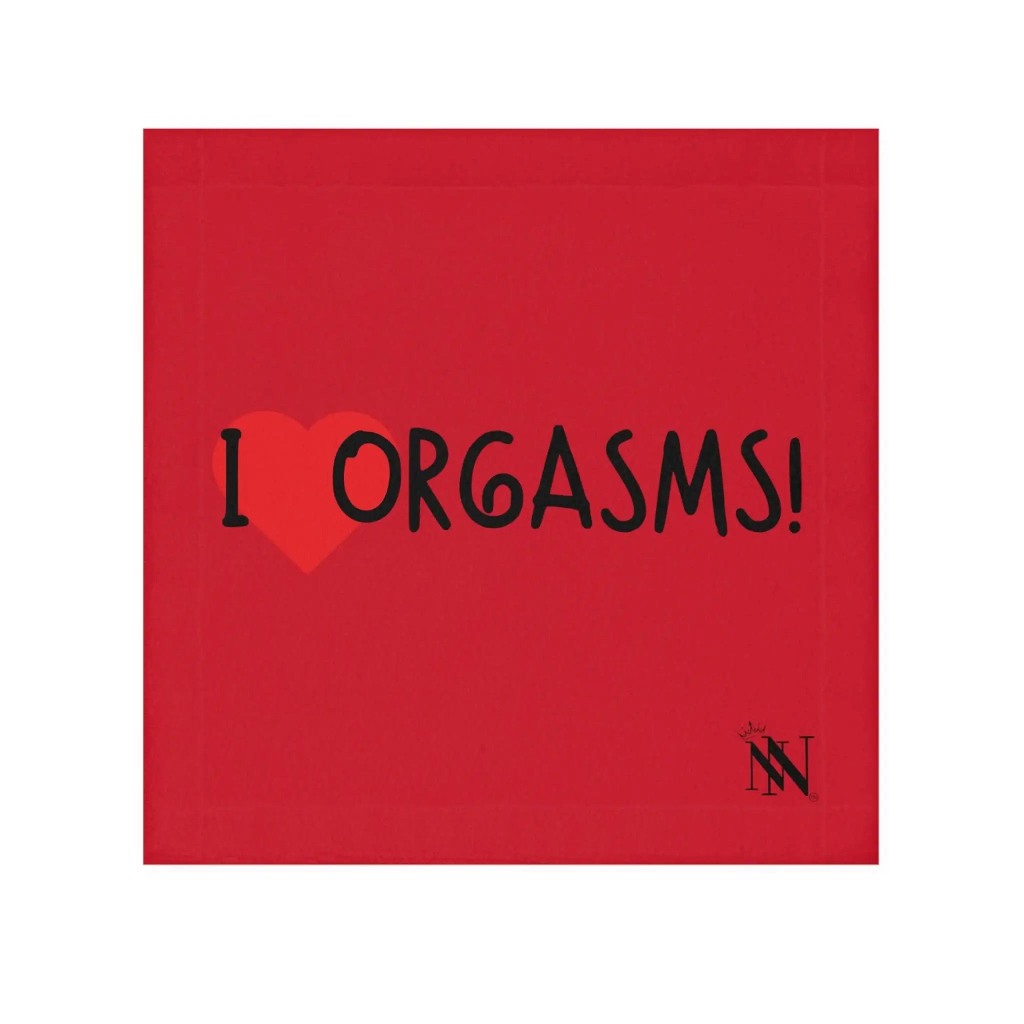 I Love Orgasms! Red | Mix & Match Lils’ Fun-Flirty Lovers’ Towels