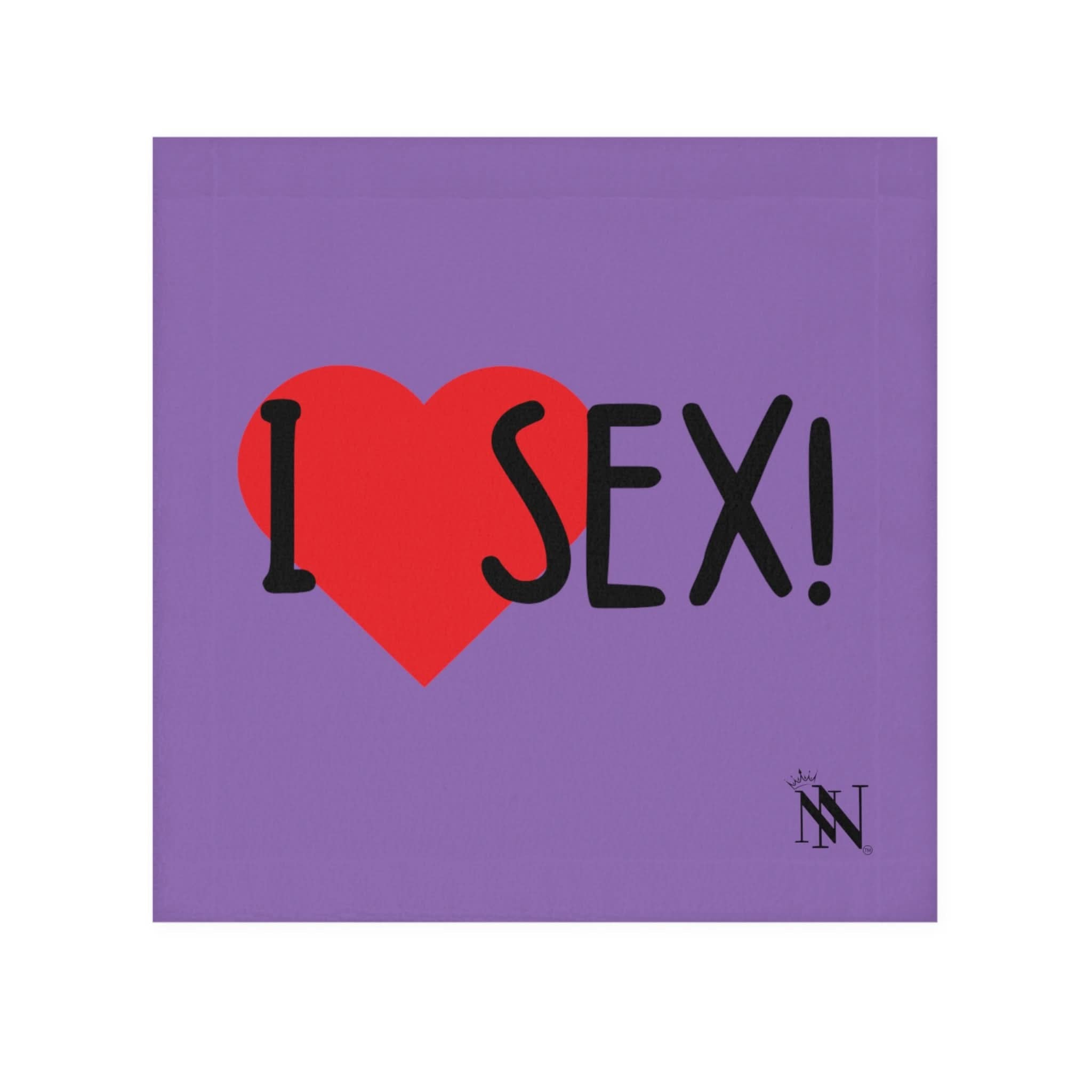I Love Sex! Lavendar | Mix & Match Lils’ Fun-Flirty Lovers’ Towels