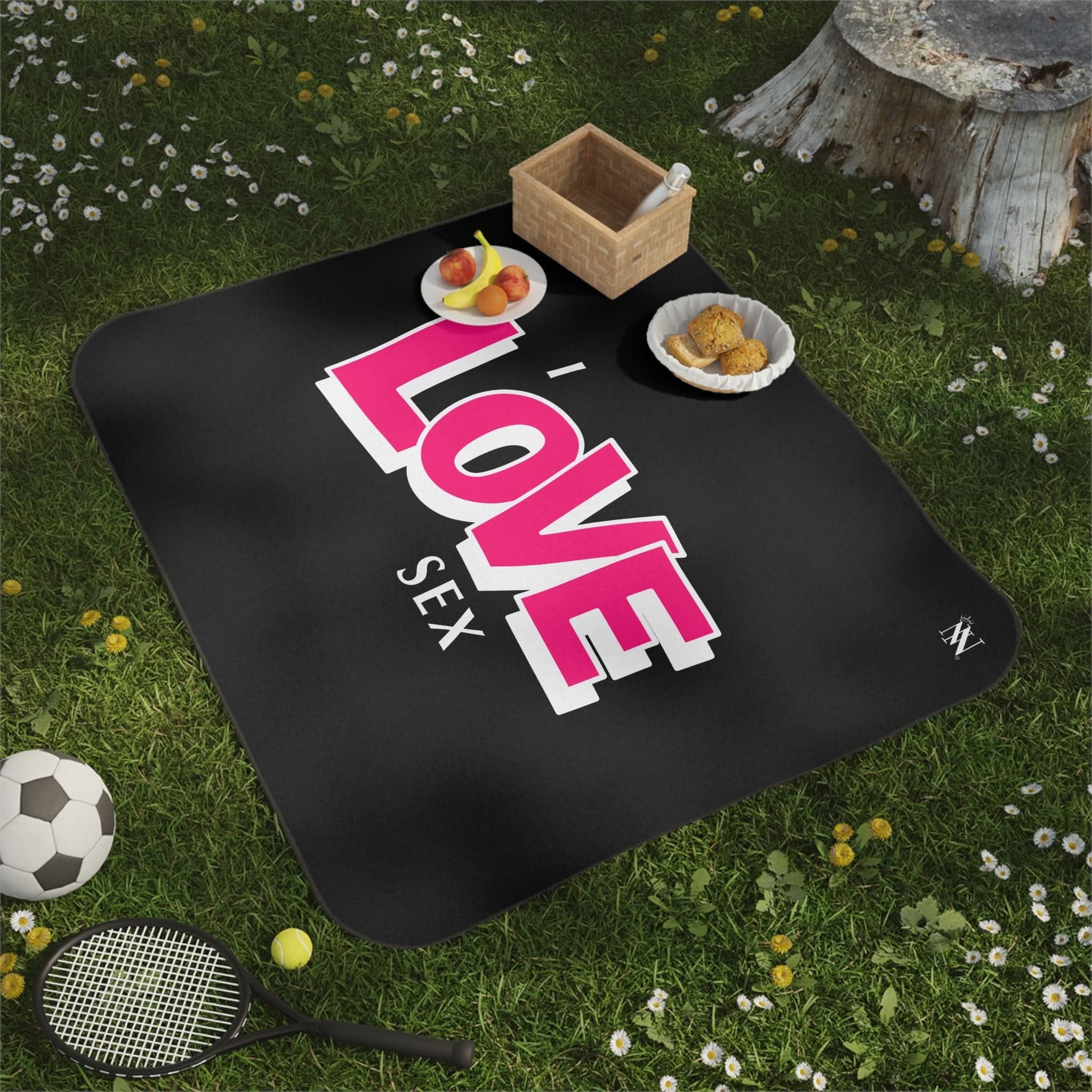 I Love Sex | Mix Match Fun-Flirty Lovers’ Water-Resistant Blankets