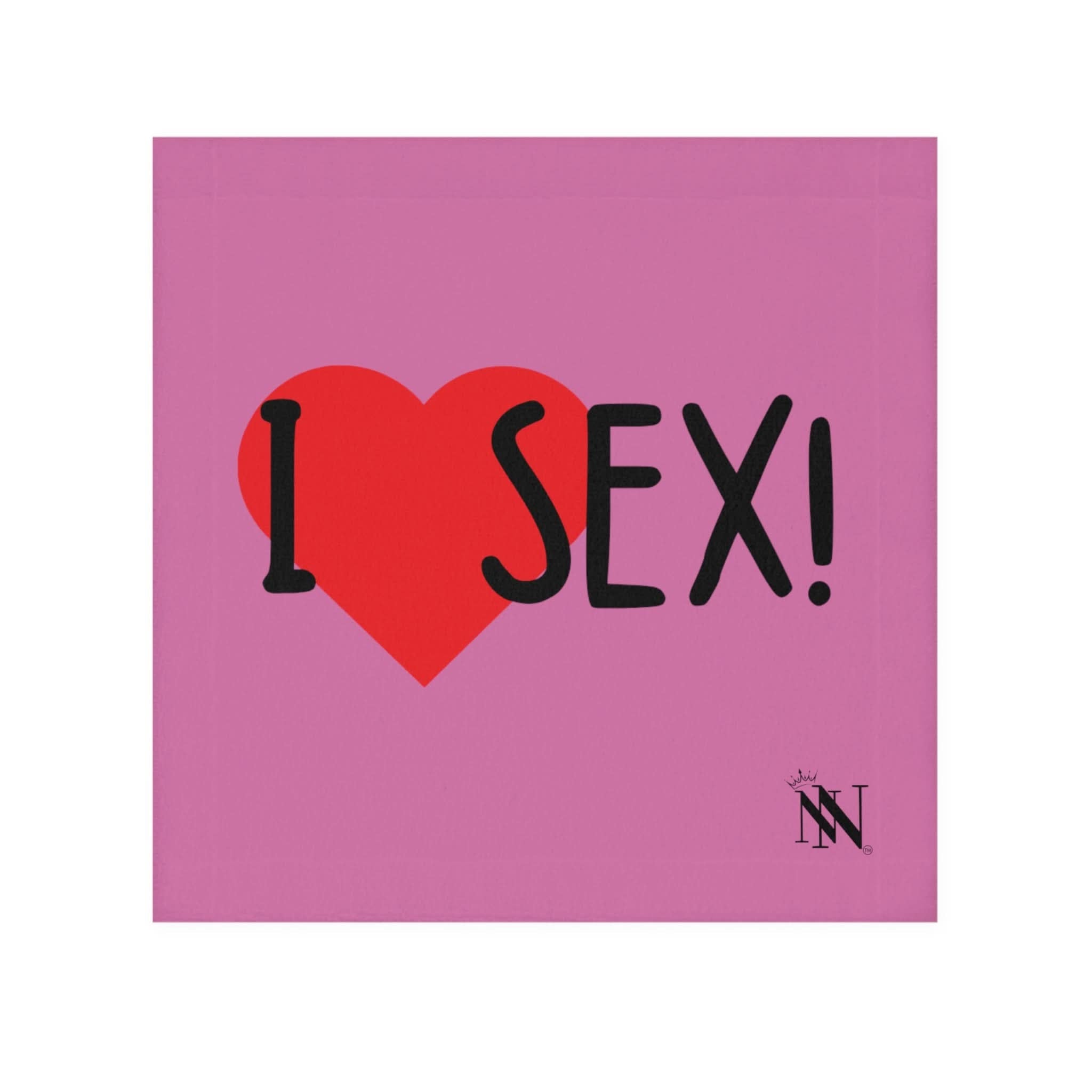 I Love Sex! Pink | Mix & Match Lils’ Fun-Flirty Lovers’ Towels