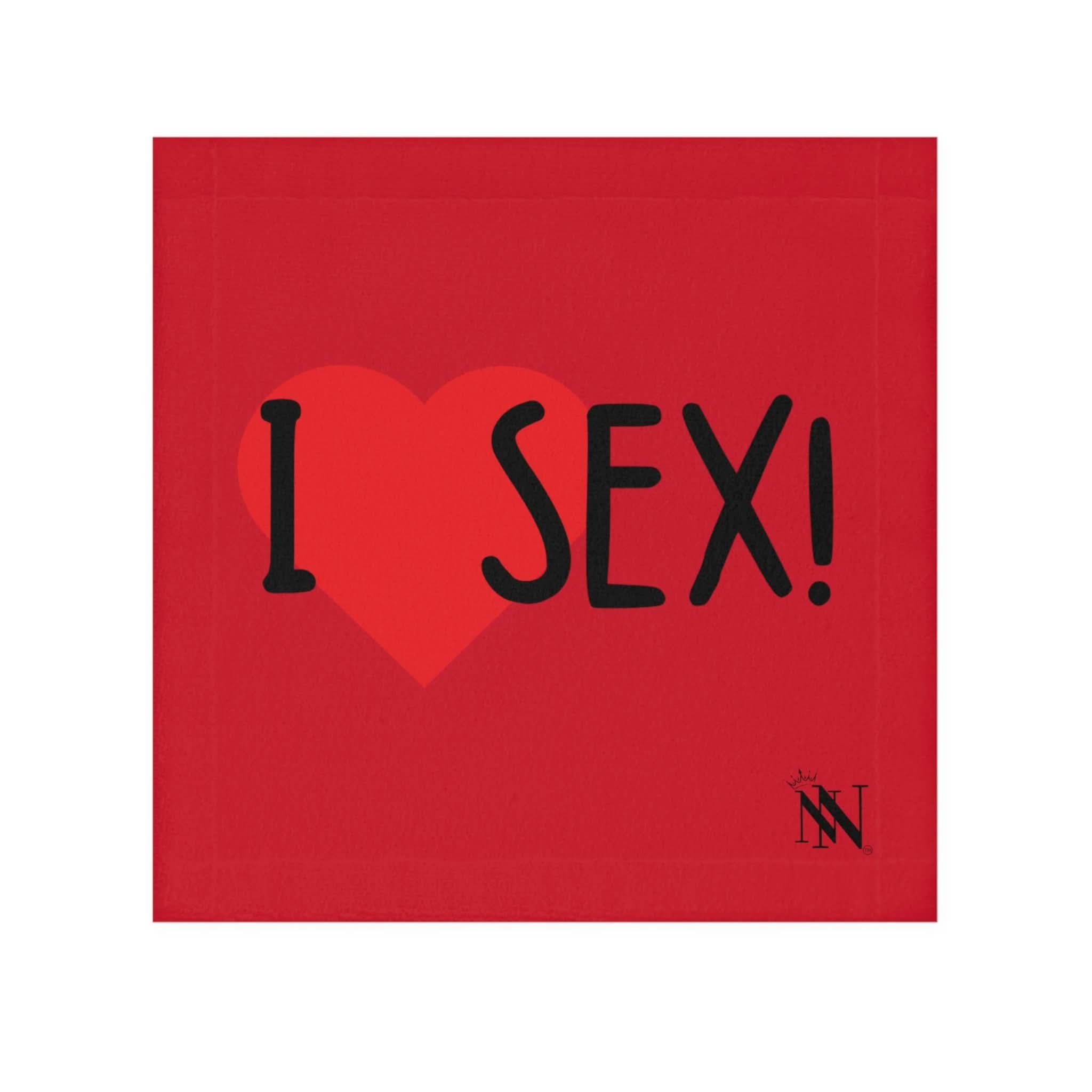 I Love Sex! Red | Mix & Match Lils’ Fun-Flirty Lovers’ Towels