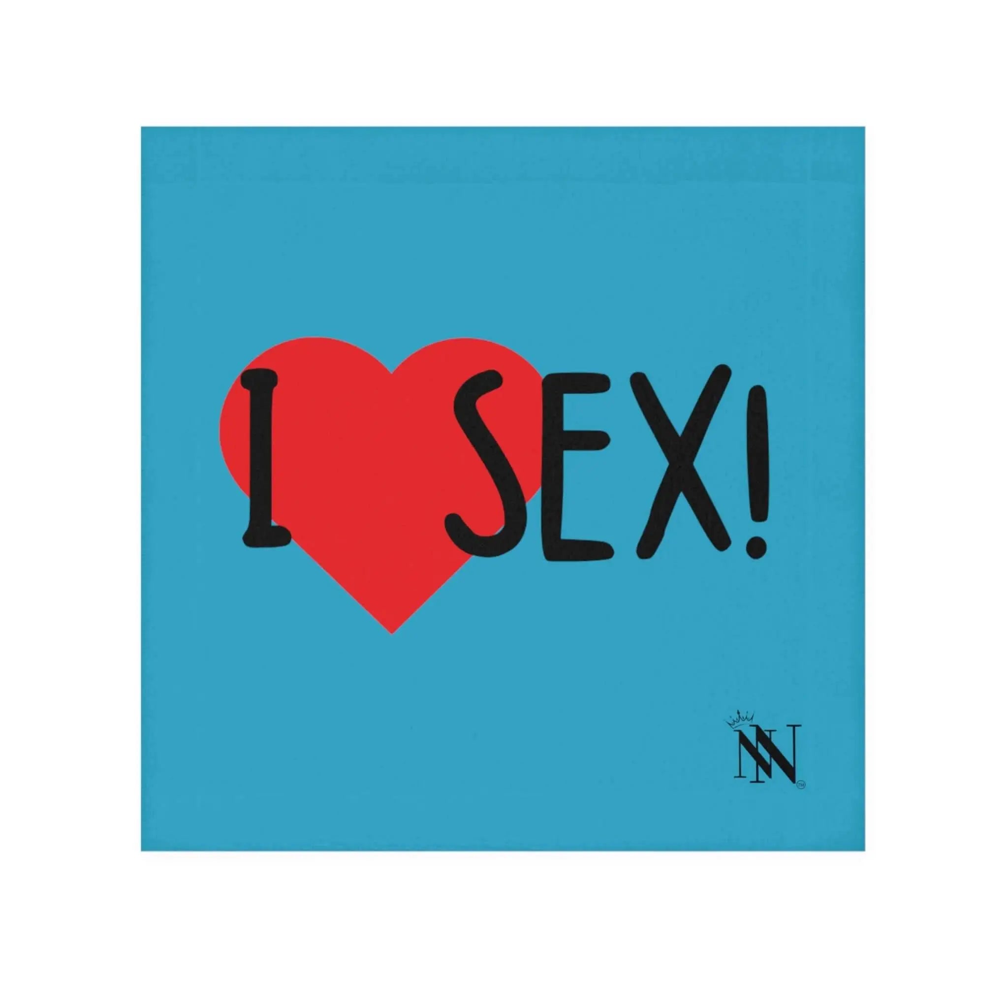 I Love Sex! Teal | Mix & Match Lils’ Fun-Flirty Lovers’ Towels