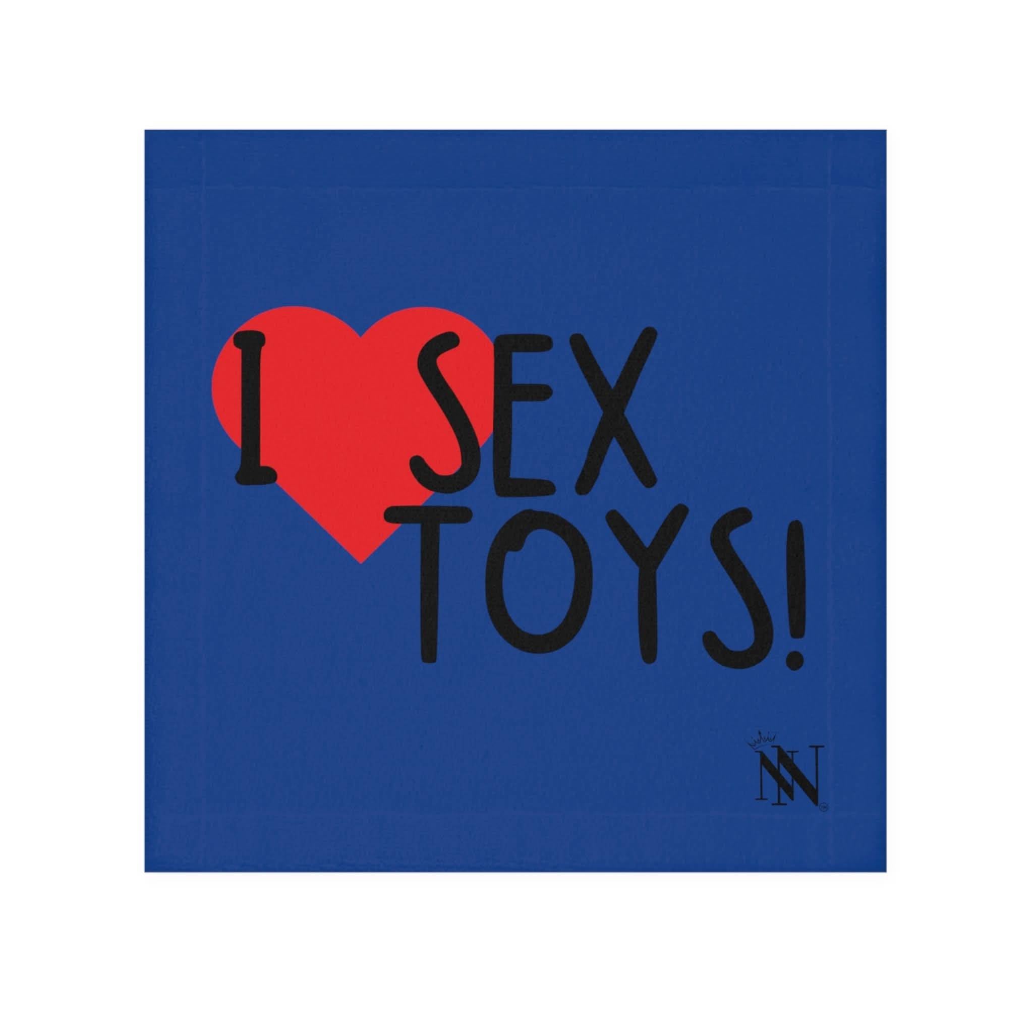 I Love Sex Toys Blue | Mix & Match Lils’ Fun-Flirty Lovers’ Towels