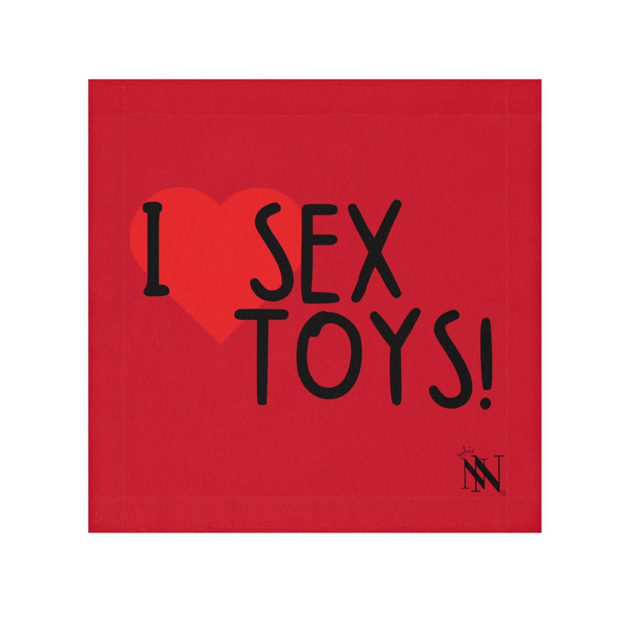 I Love Sex Toys Red | Mix & Match Lils’ Fun-Flirty Lovers’ Towels