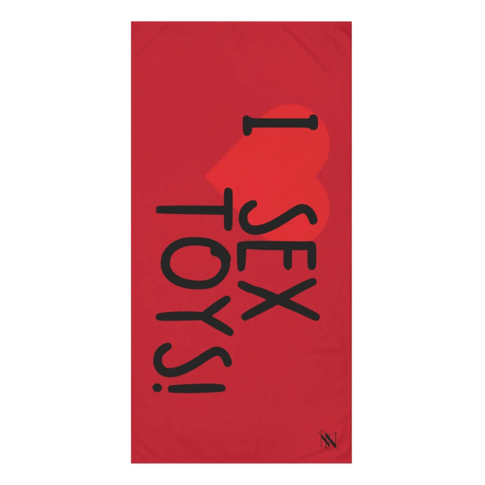 I Love Sex Toys! Red | Mix & Match XL Fun-Flirty Lovers’ Towels