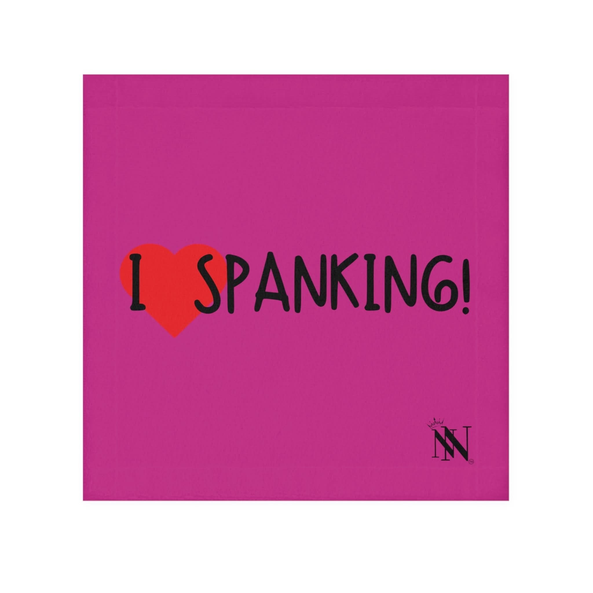 I Love Spanking! Fuscia | Mix & Match Lils’ Fun-Flirty Lovers’ Towels