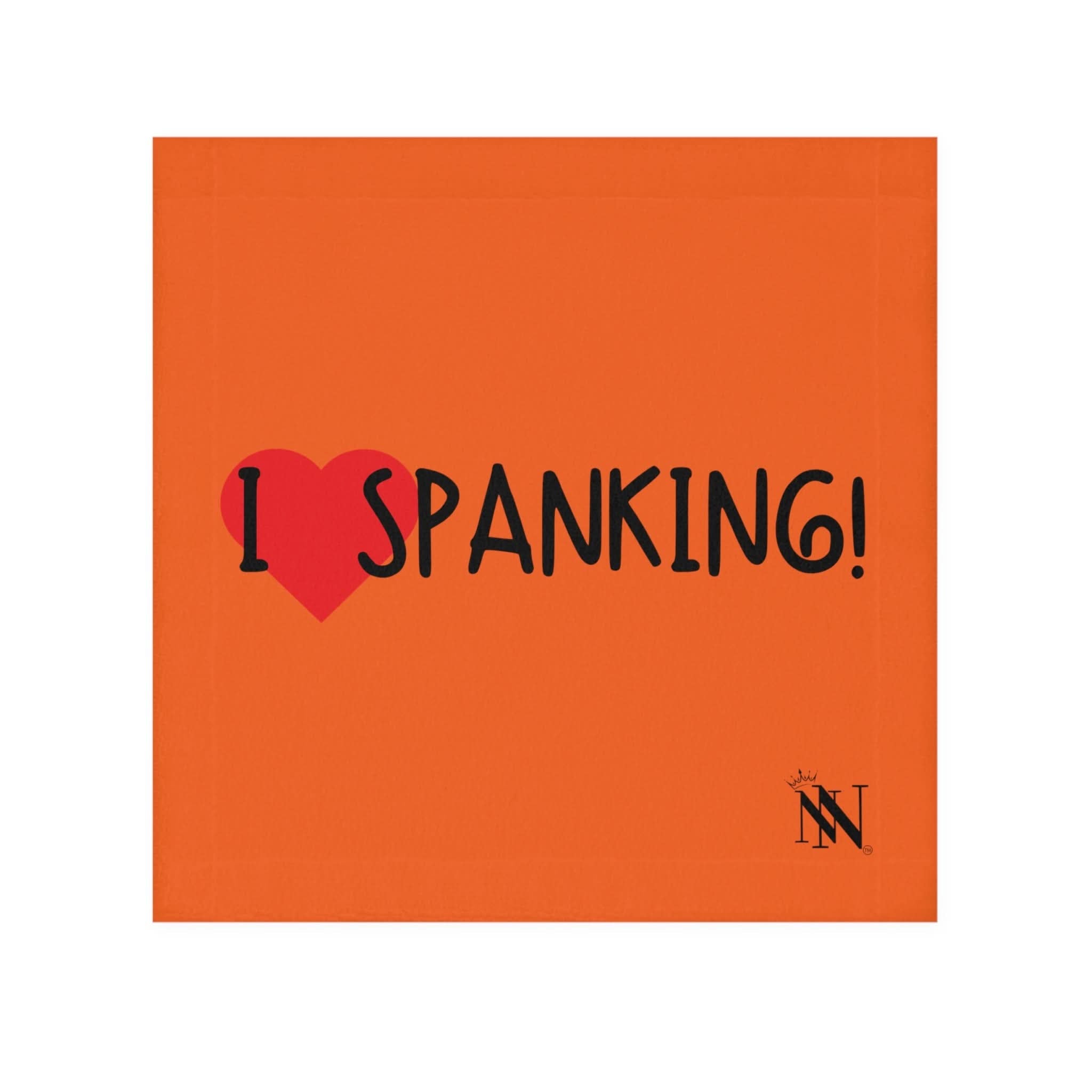 I Love Spanking! Orange | Mix & Match Lils’ Fun-Flirty Lovers’ Towels