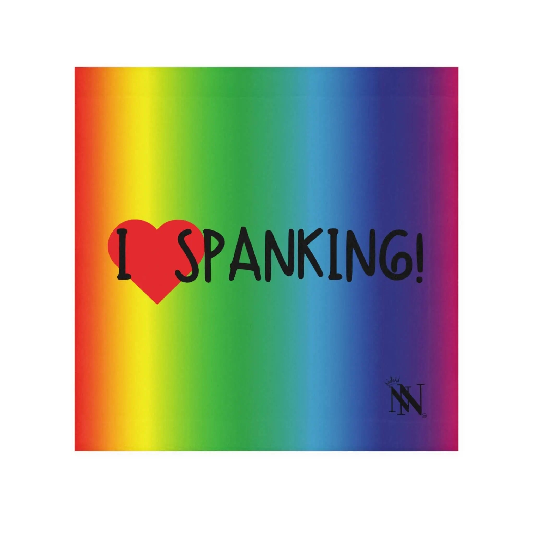 I Love Spanking! Rainbow | Mix & Match Lils’ Fun-Flirty Lovers’ Towels