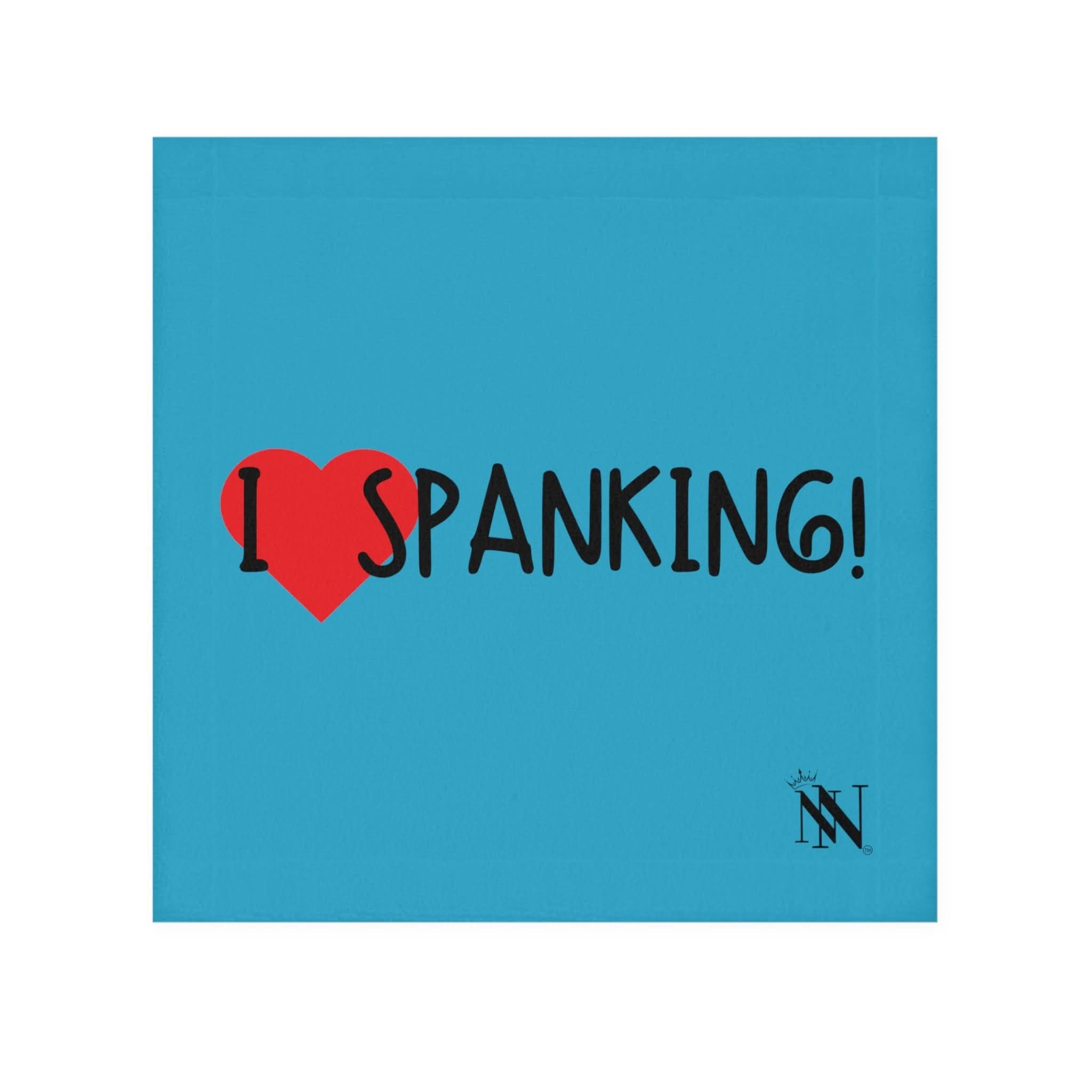 I Love Spanking! Teal | Mix & Match Lils’ Fun-Flirty Lovers’ Towels