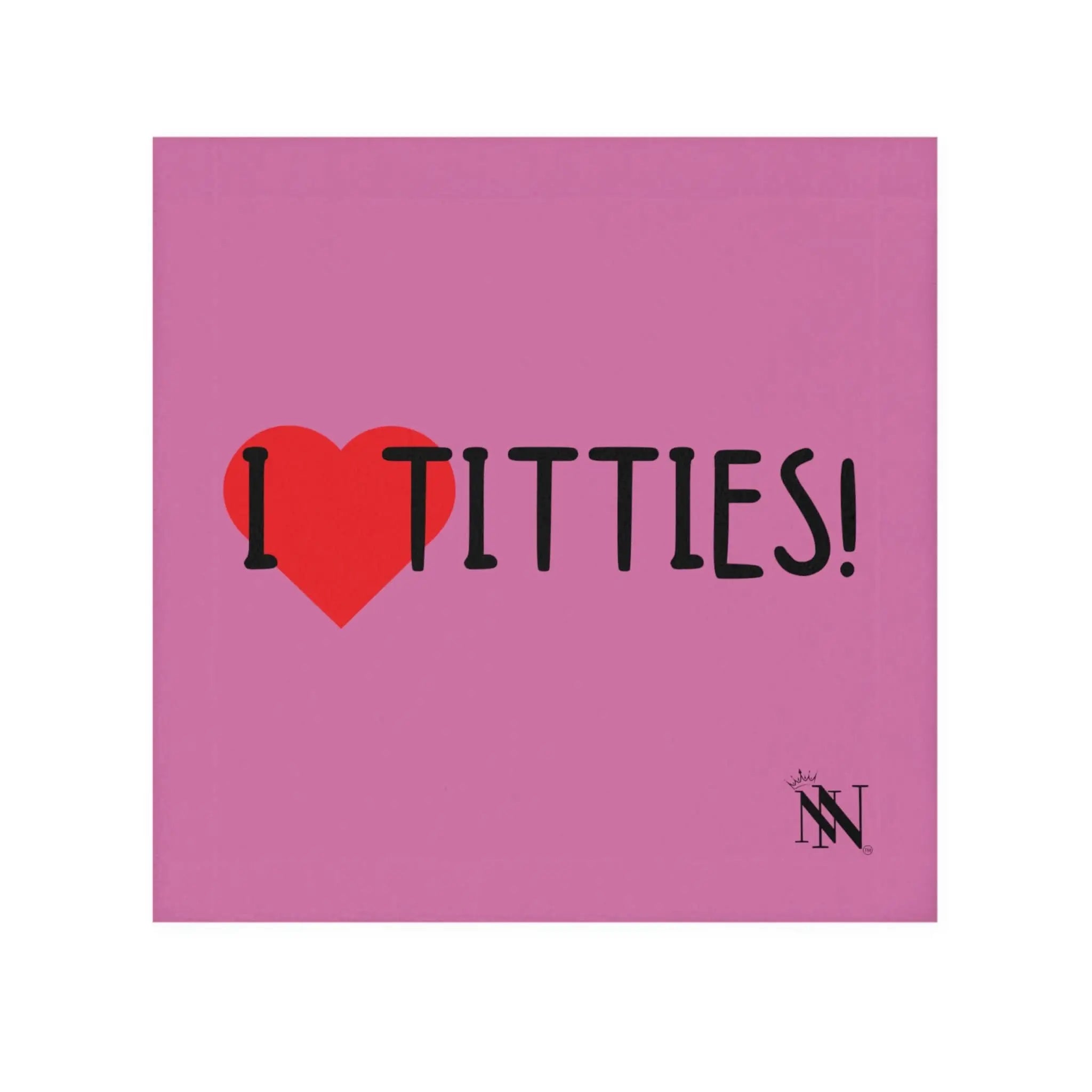 I Love Titties! Pink | Mix & Match Fun-Flirty Lovers’ Towels