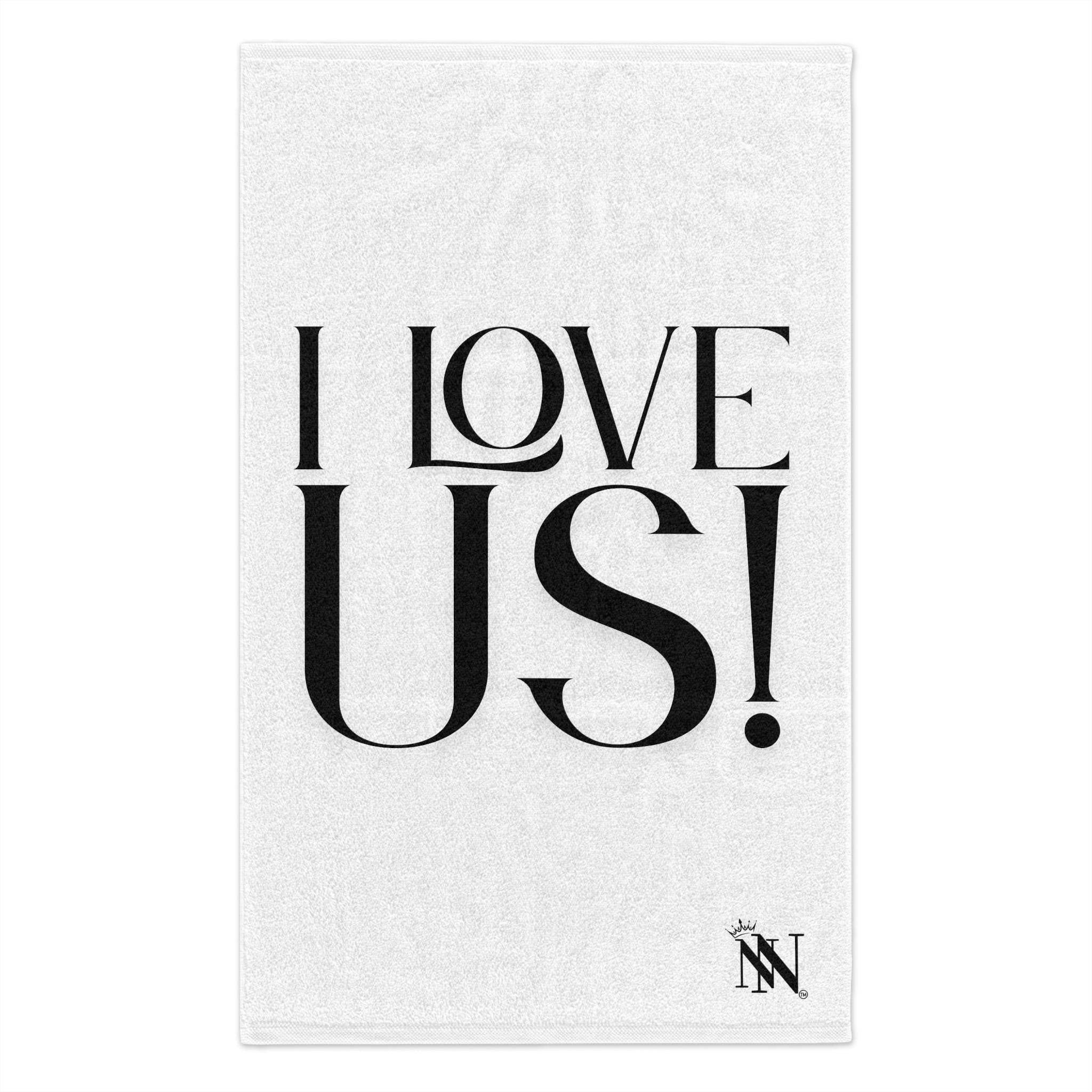 I Love Us! | Mix & Match Soft Fun-Flirty Lovers’ Towels
