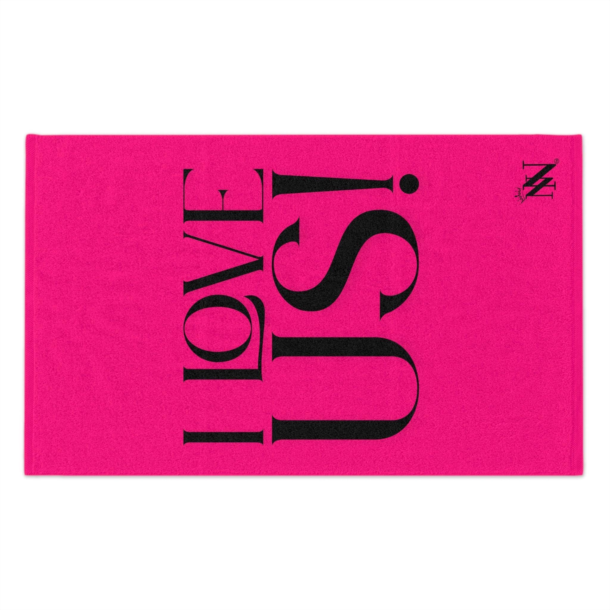 I Love Us! Pink Mix & Match Soft Sex Towels | Naughty Lovers’ Gifts