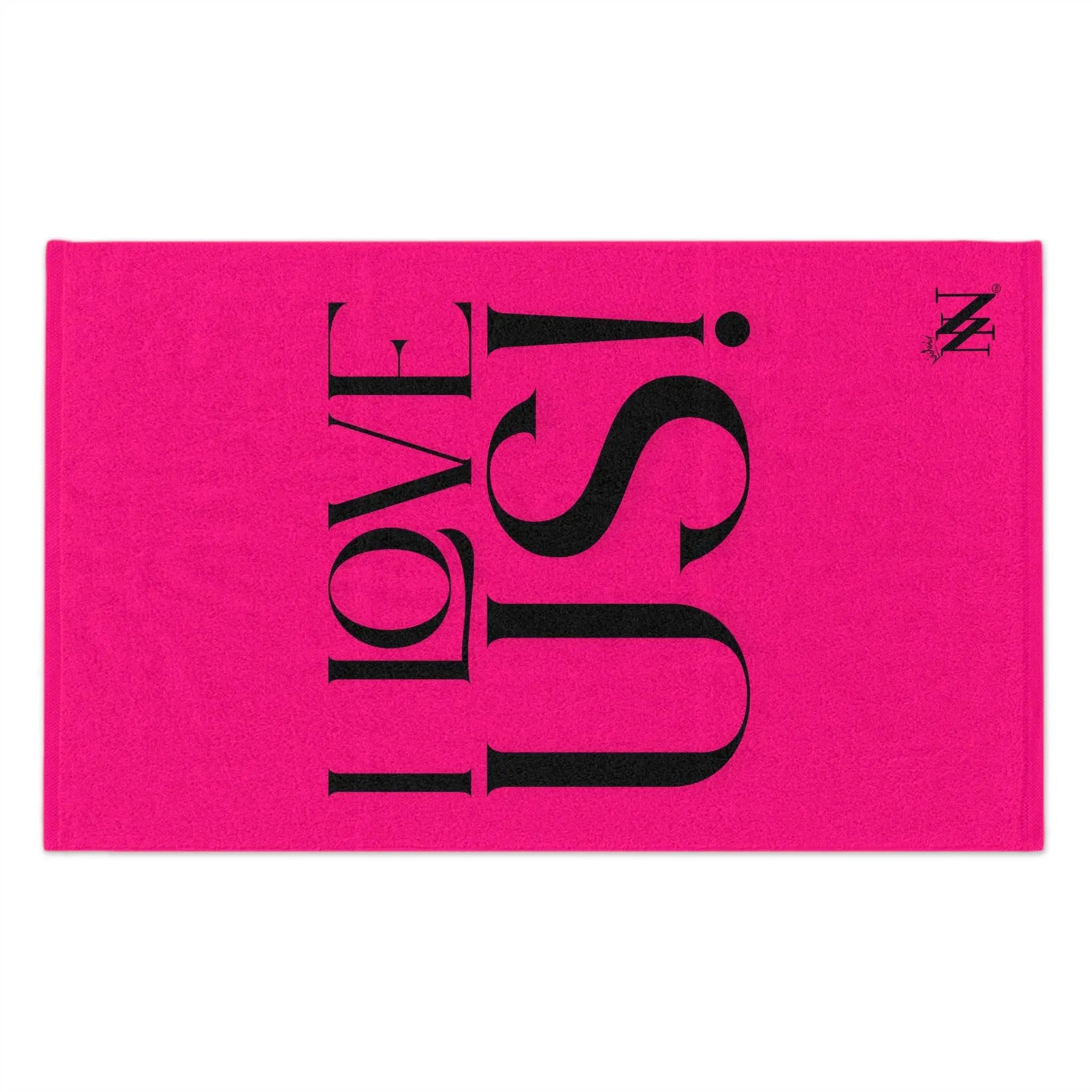 I Love Us! Pink Mix & Match Soft Sex Towels | Naughty Lovers’ Gifts