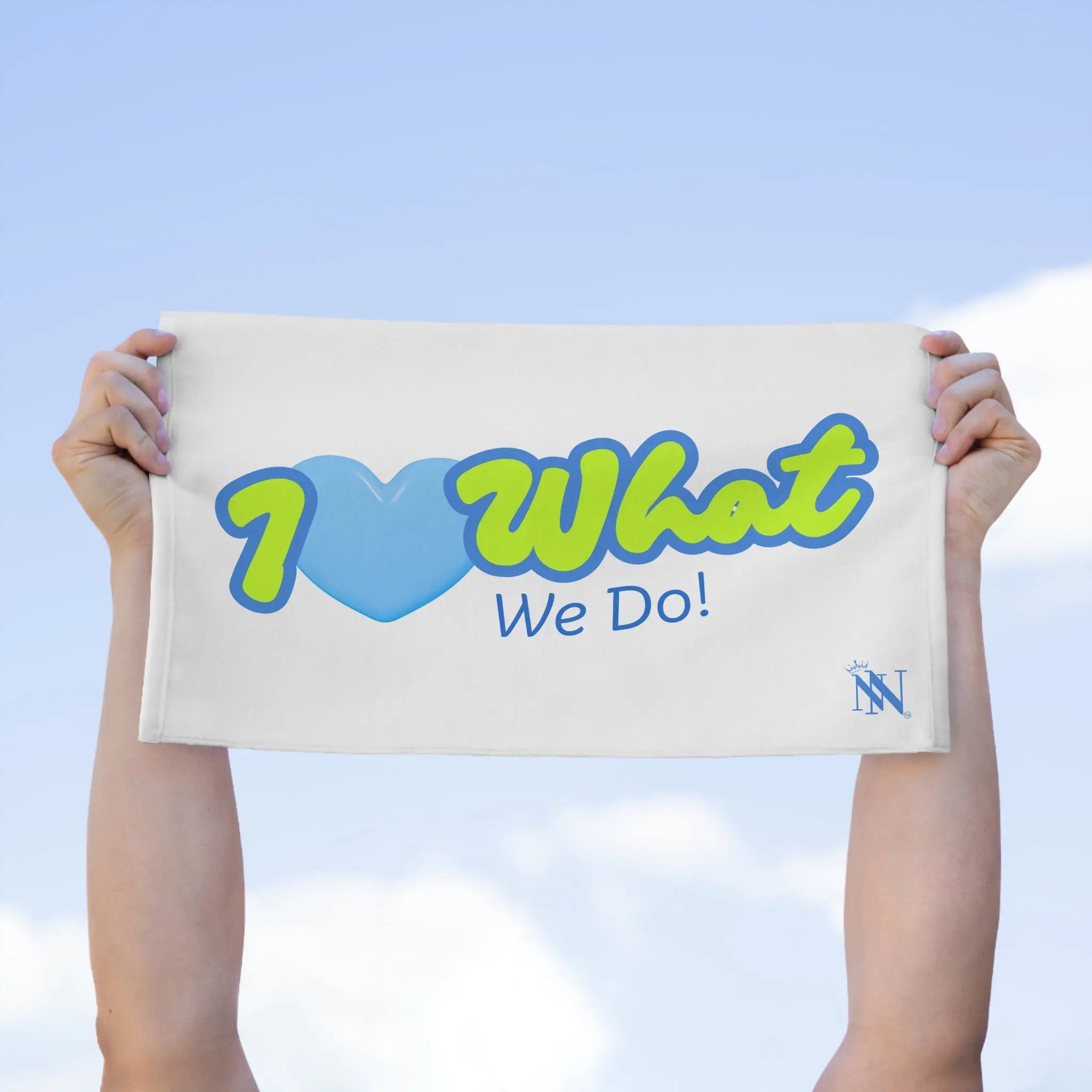 I Love What We Do! | Mix & Match Soft Fun-Flirty Lovers’ Towels