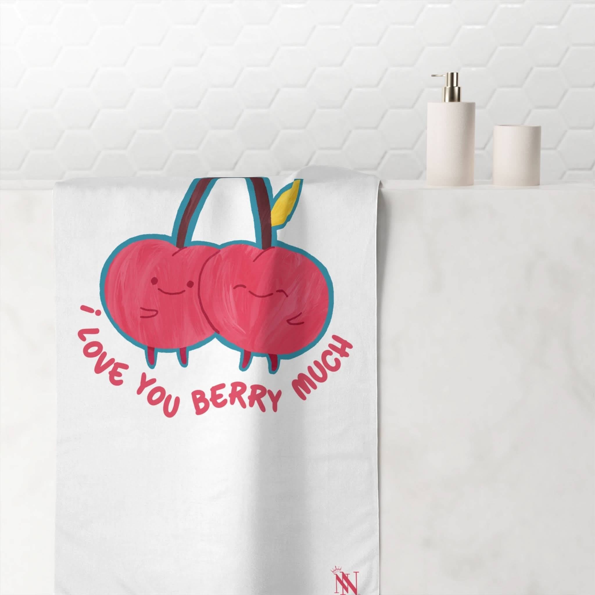 I Love You Berry Much | Mix & Match Naughty XL Fun-Flirty Lovers’ Towels