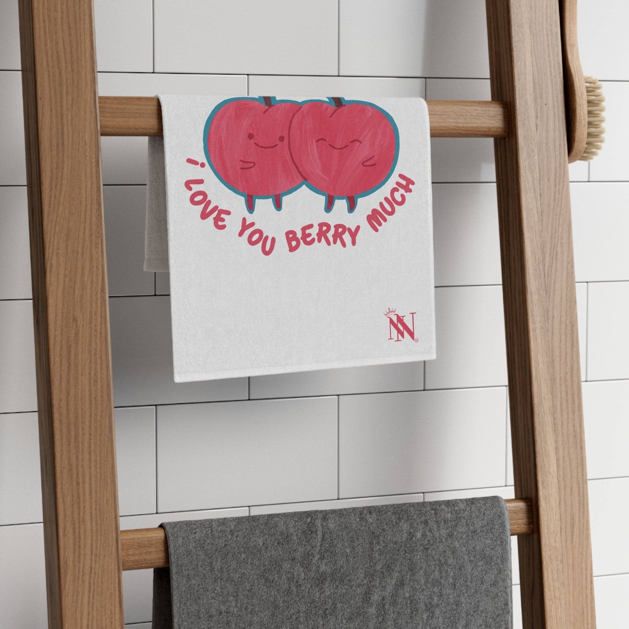 I Love You Berry Much | Mix & Match Soft Fun-Flirty Lovers’ Towels