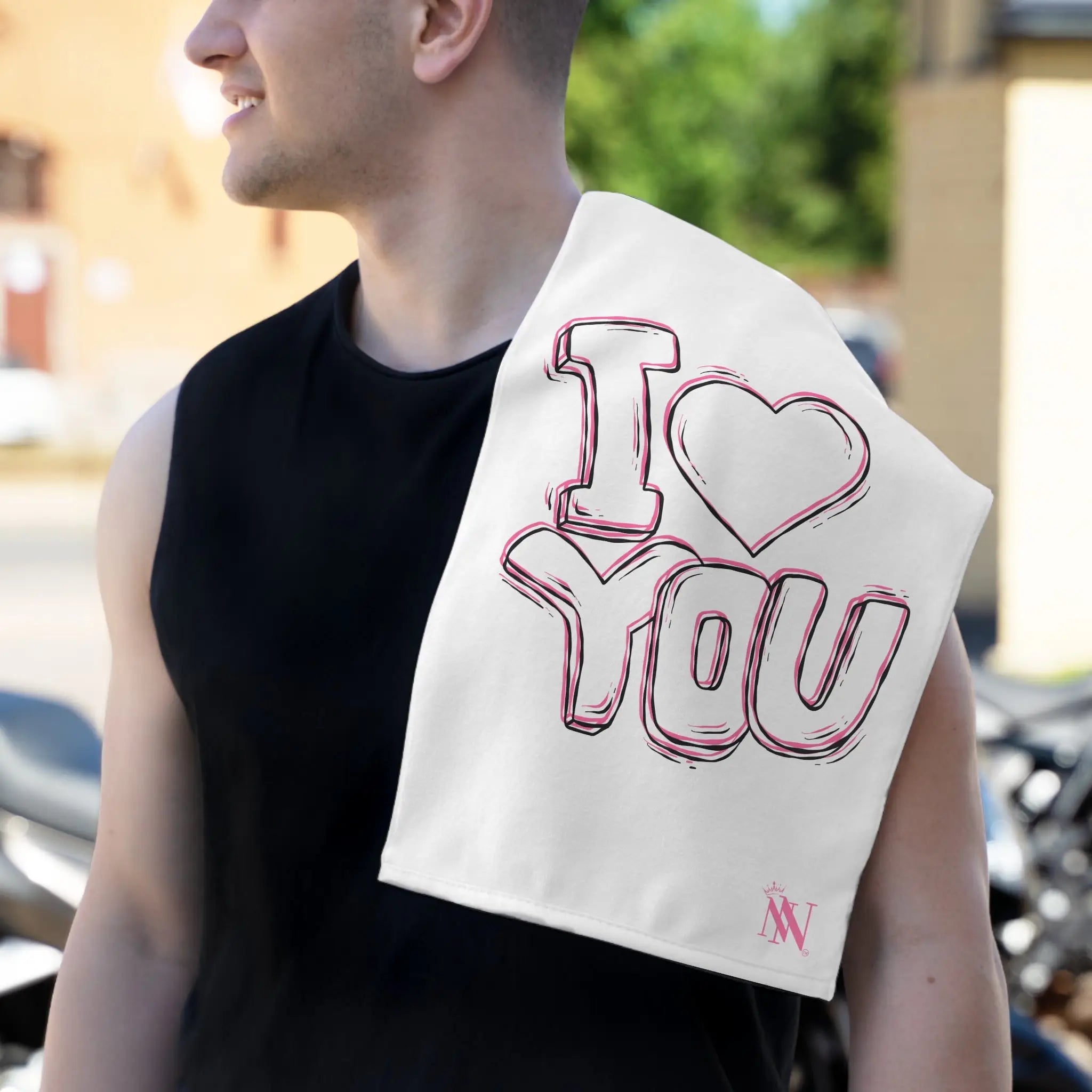 I Love You Bubble | Mix & Match Soft Fun-Flirty Lovers’ Towels