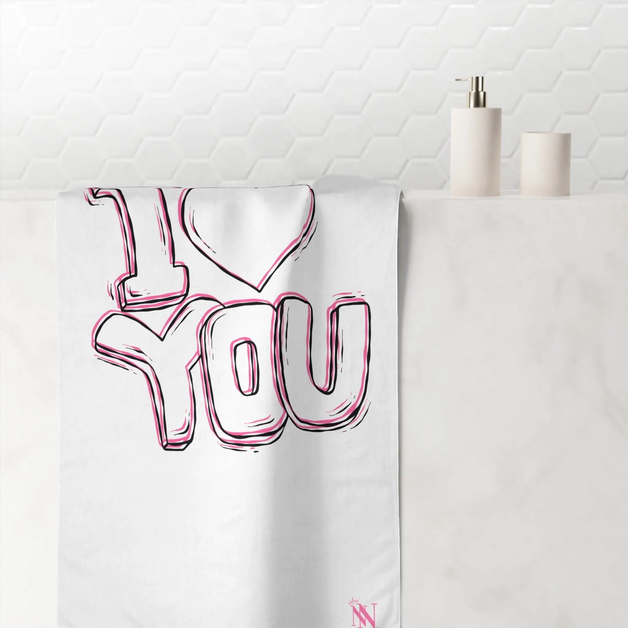 I Love You Bubble | Mix & Match XL Fun-Flirty Loversβ Towels