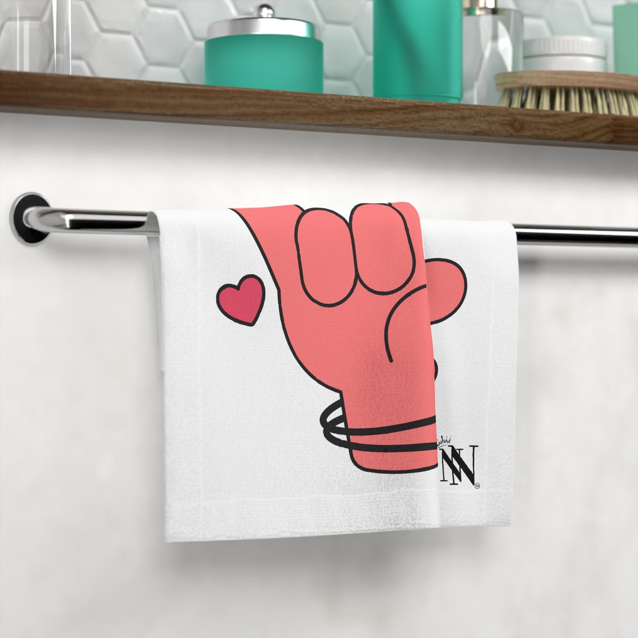 I Love You Hand Sign | Mix & Match Lils’ Fun-Flirty Lovers’ Towels