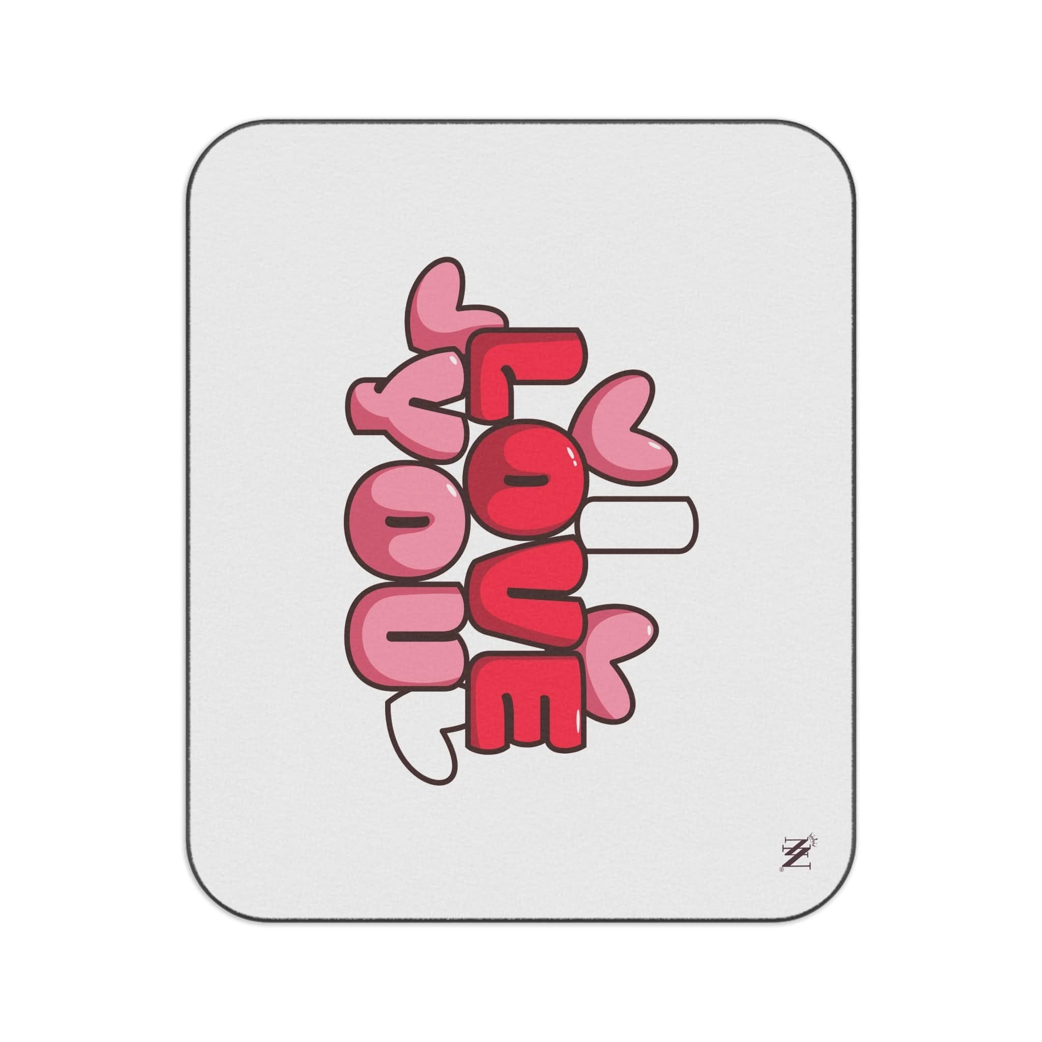 I Love You Hearts | Mix Match Fun-Flirty Lovers’ Water-Resistant Blankets