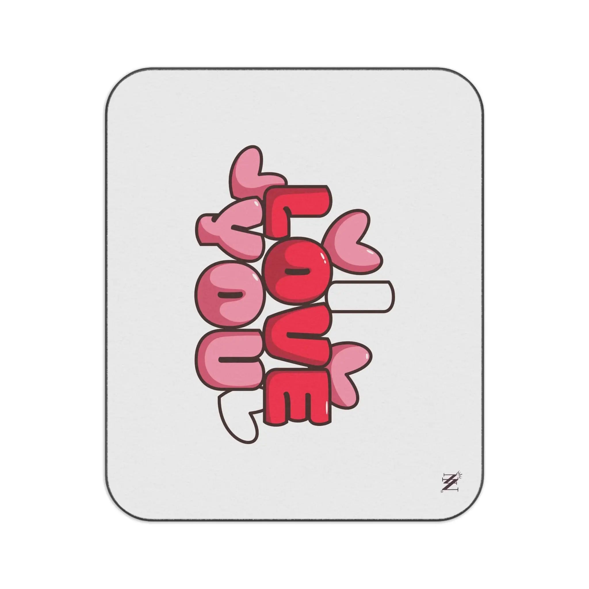 I Love You Hearts | Mix Match Fun-Flirty Lovers’ Water-Resistant Blankets