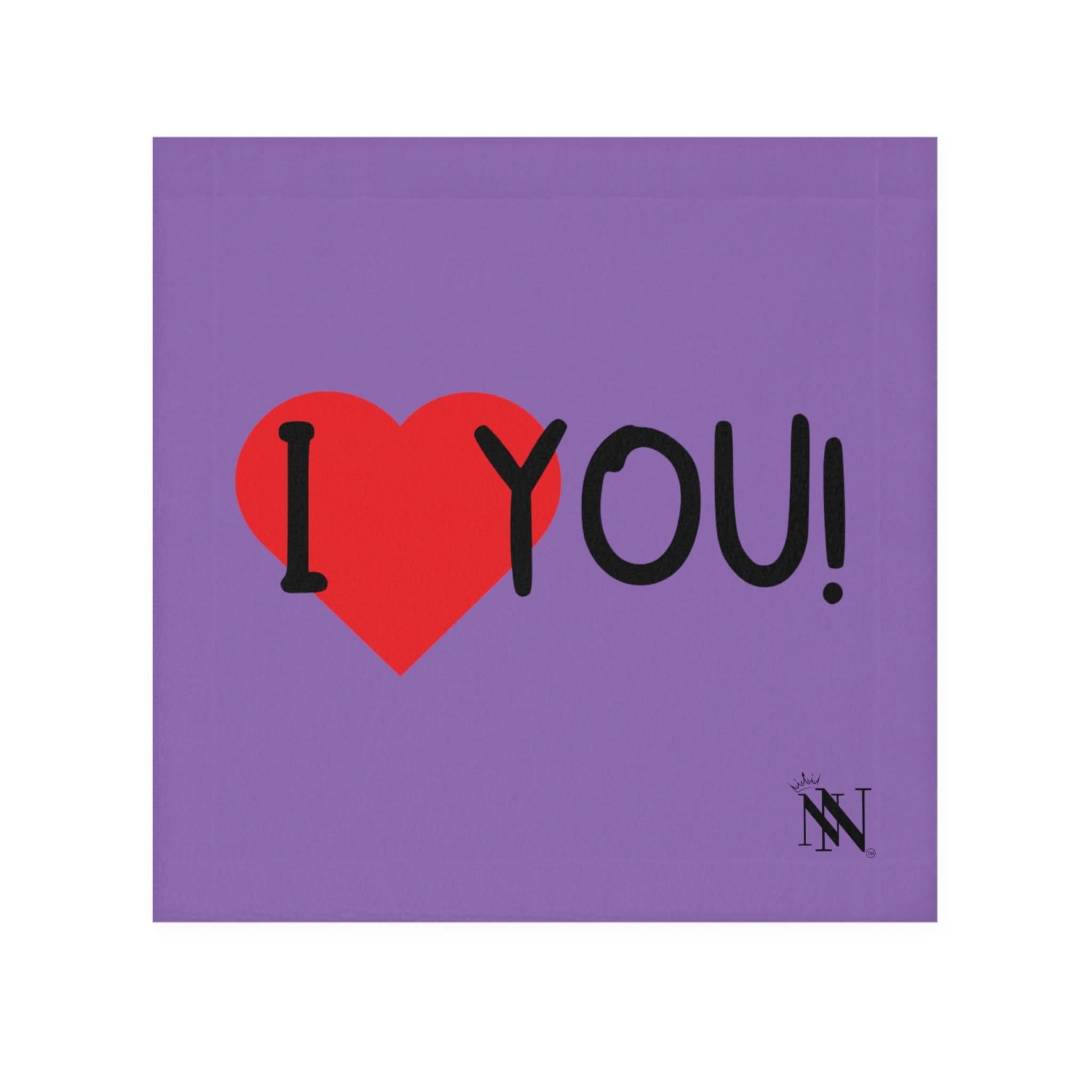 I Love You! Lavendar | Mix & Match Lils’ Fun-Flirty Lovers’ Towels