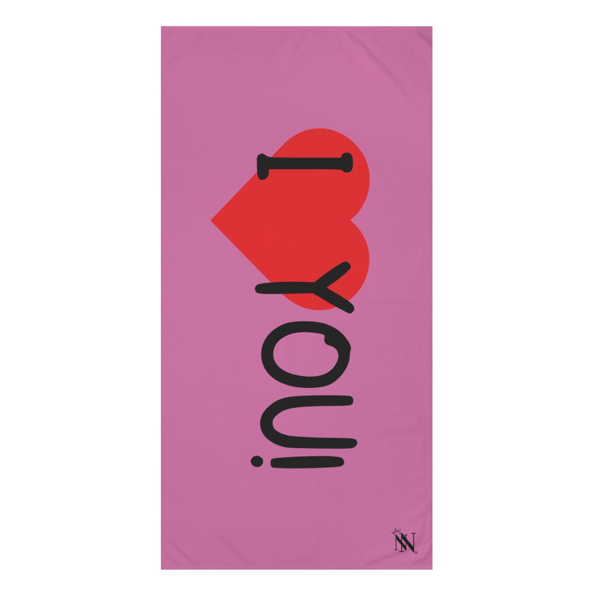I Love You! Pink | Mix & Match XL Fun-Flirty Lovers’ Towels