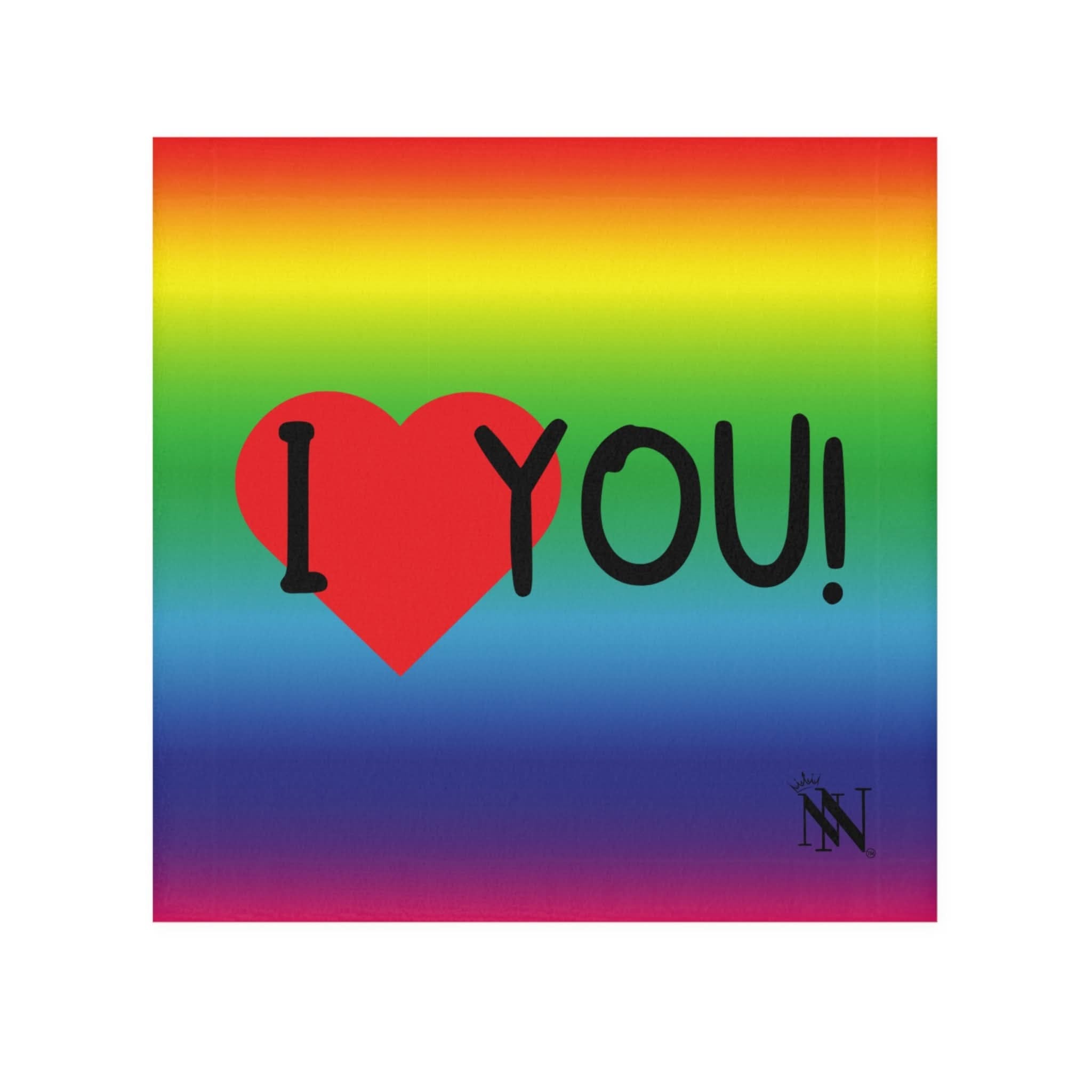 I Love You! Rainbow | Mix & Match Lils’ Fun-Flirty Lovers’ Towels