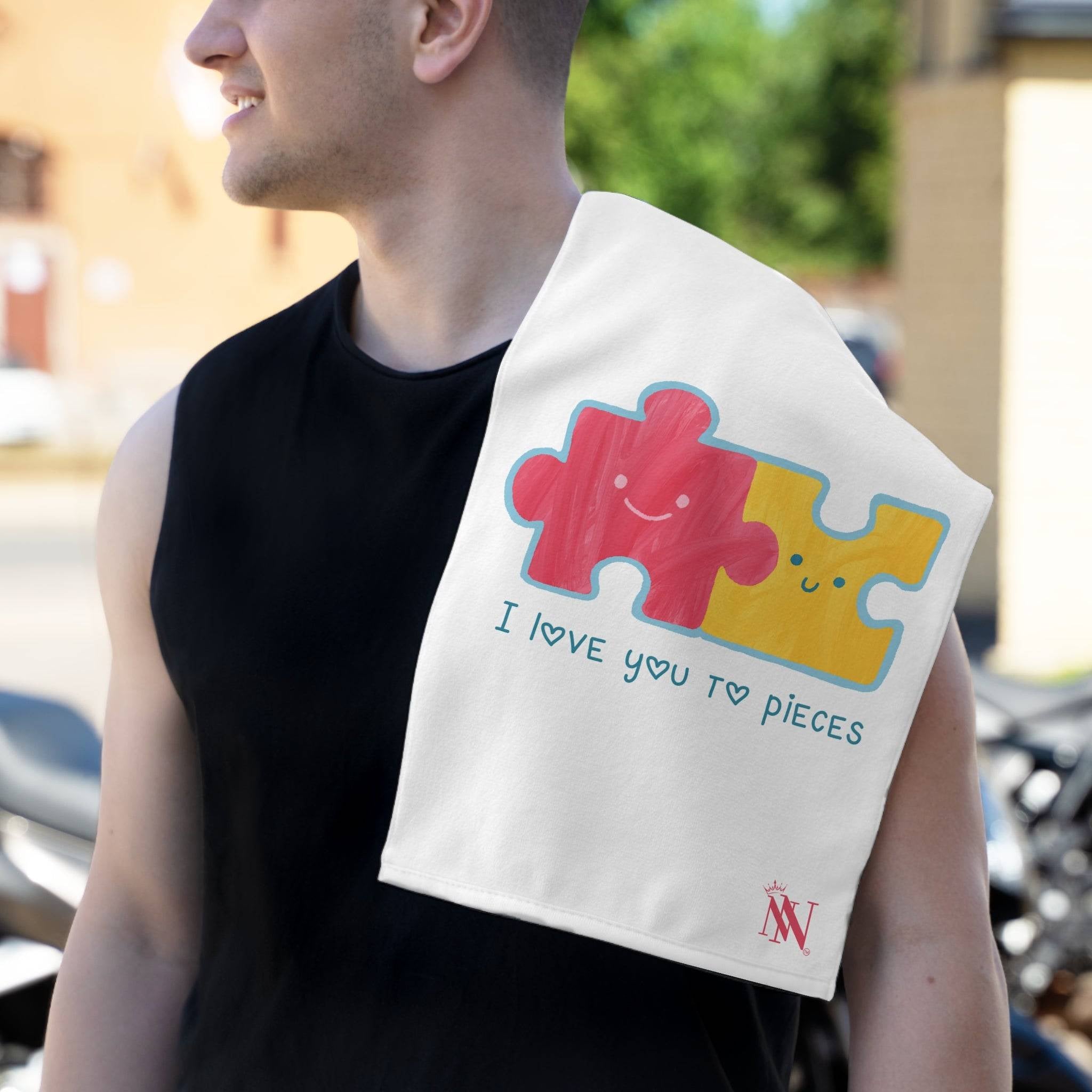 I Love You to Pieces | Mix & Match Soft Fun-Flirty Lovers’ Towels