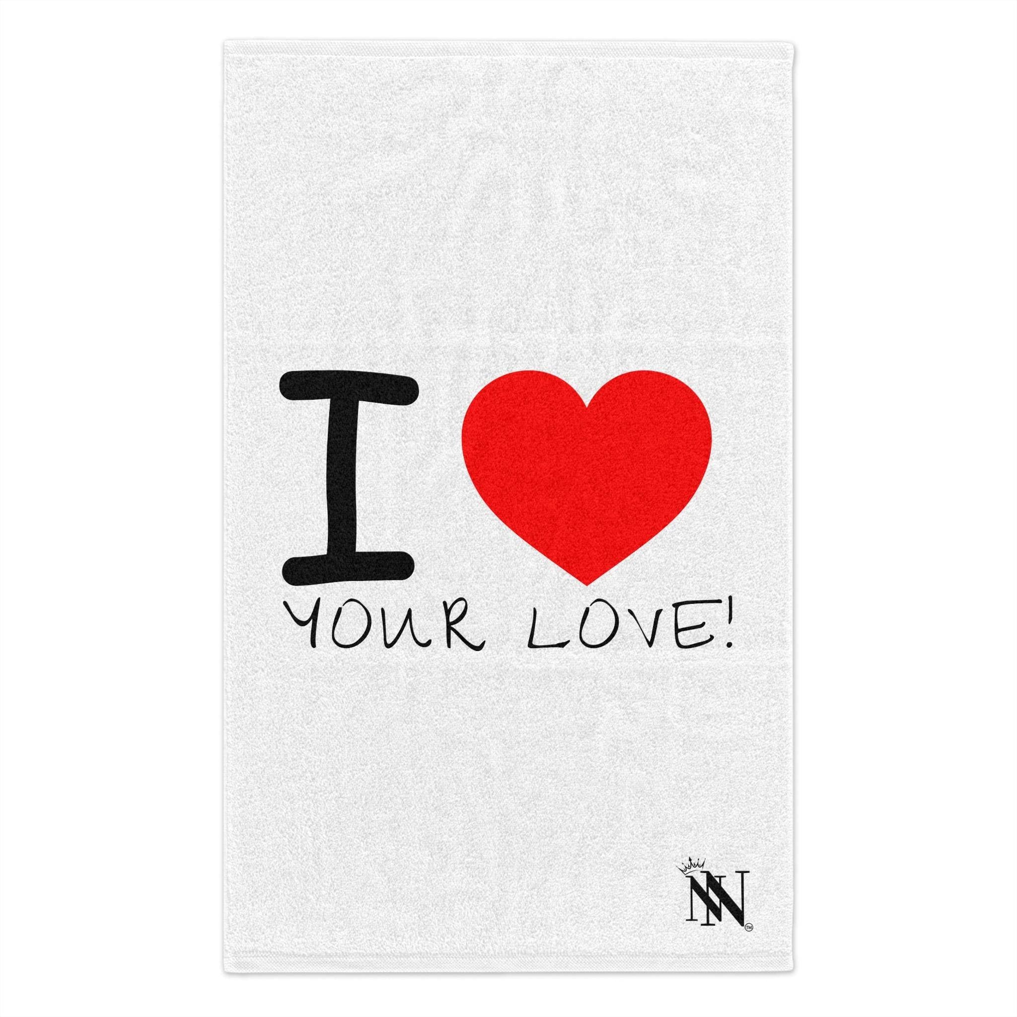 I Love Your Love! | Mix & Match Soft Fun-Flirty Lovers’ Towels
