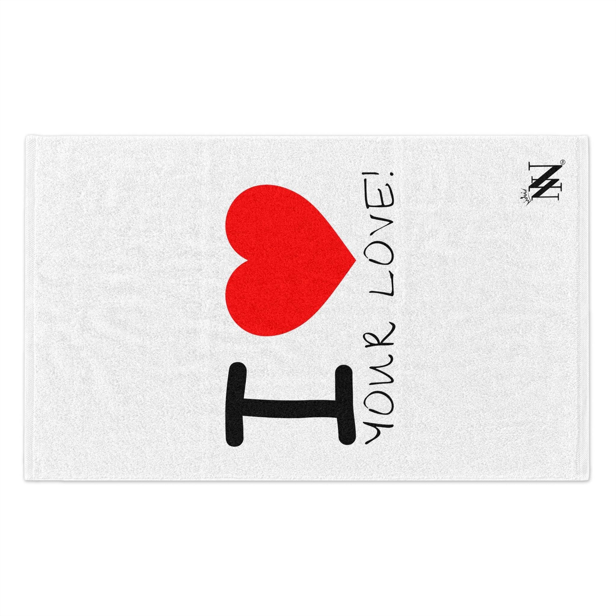 I Love Your Love! | Mix & Match Soft Fun-Flirty Lovers’ Towels