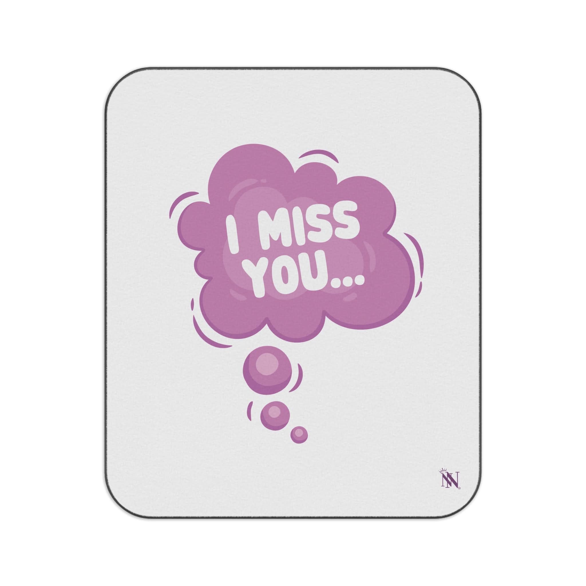 I Miss You | Mix Match Fun-Flirty Lovers’ Water-Resistant Blankets