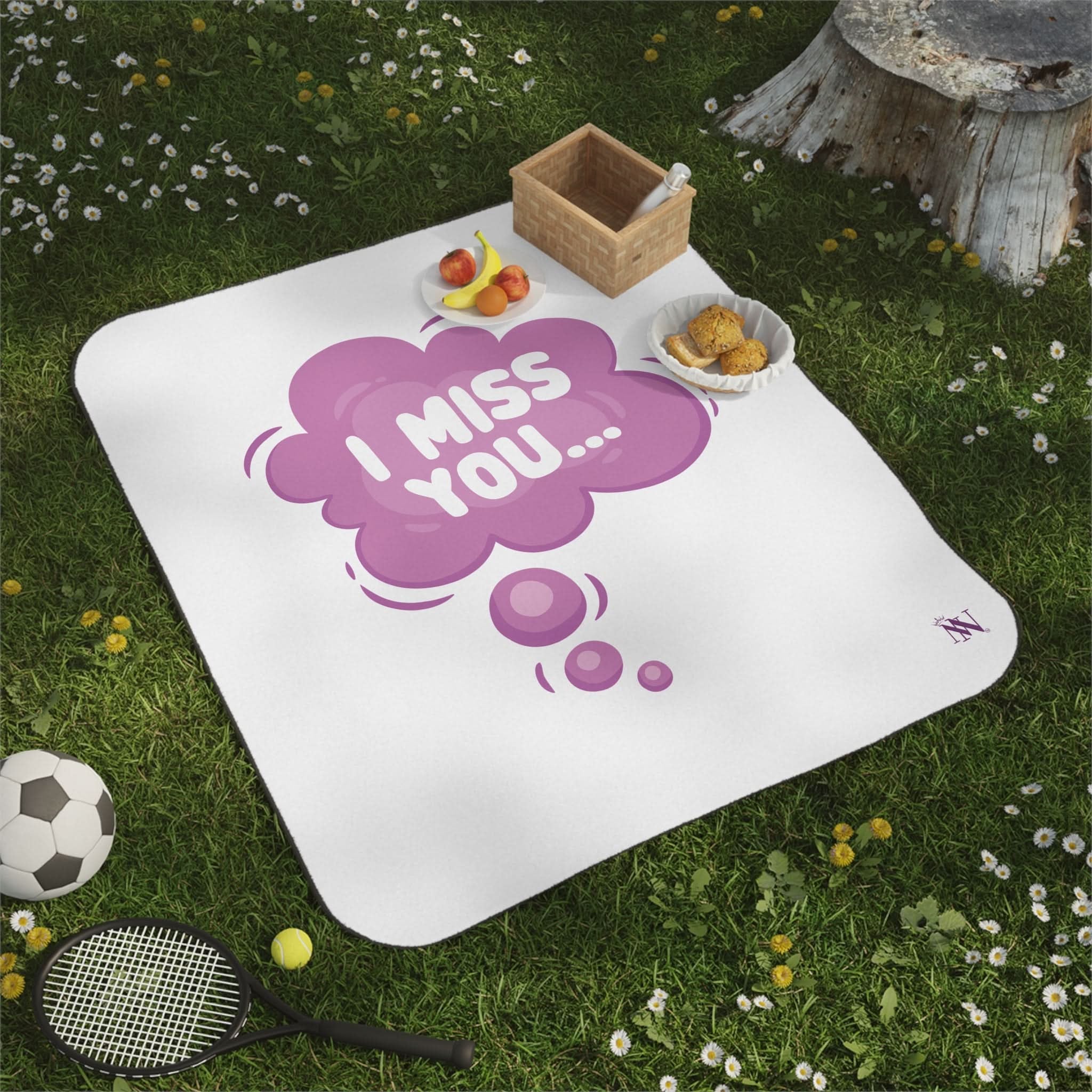 I Miss You | Mix Match Fun-Flirty Lovers’ Water-Resistant Blankets