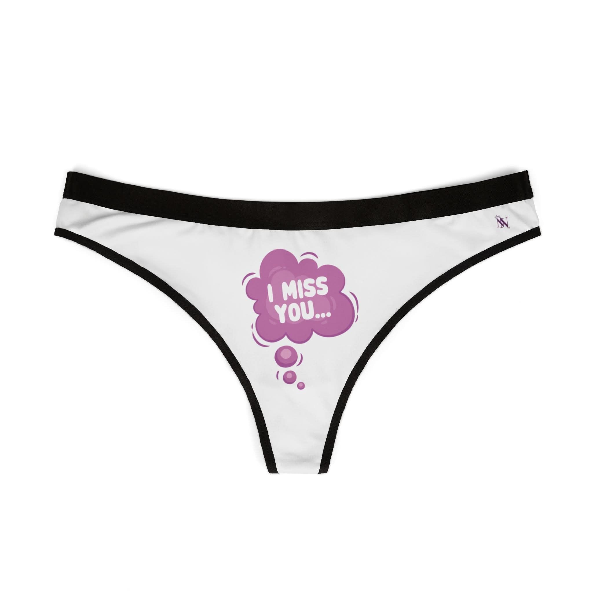 I Miss You | Mix & Match Women’s Fun-Flirty Lovers’ Thongs
