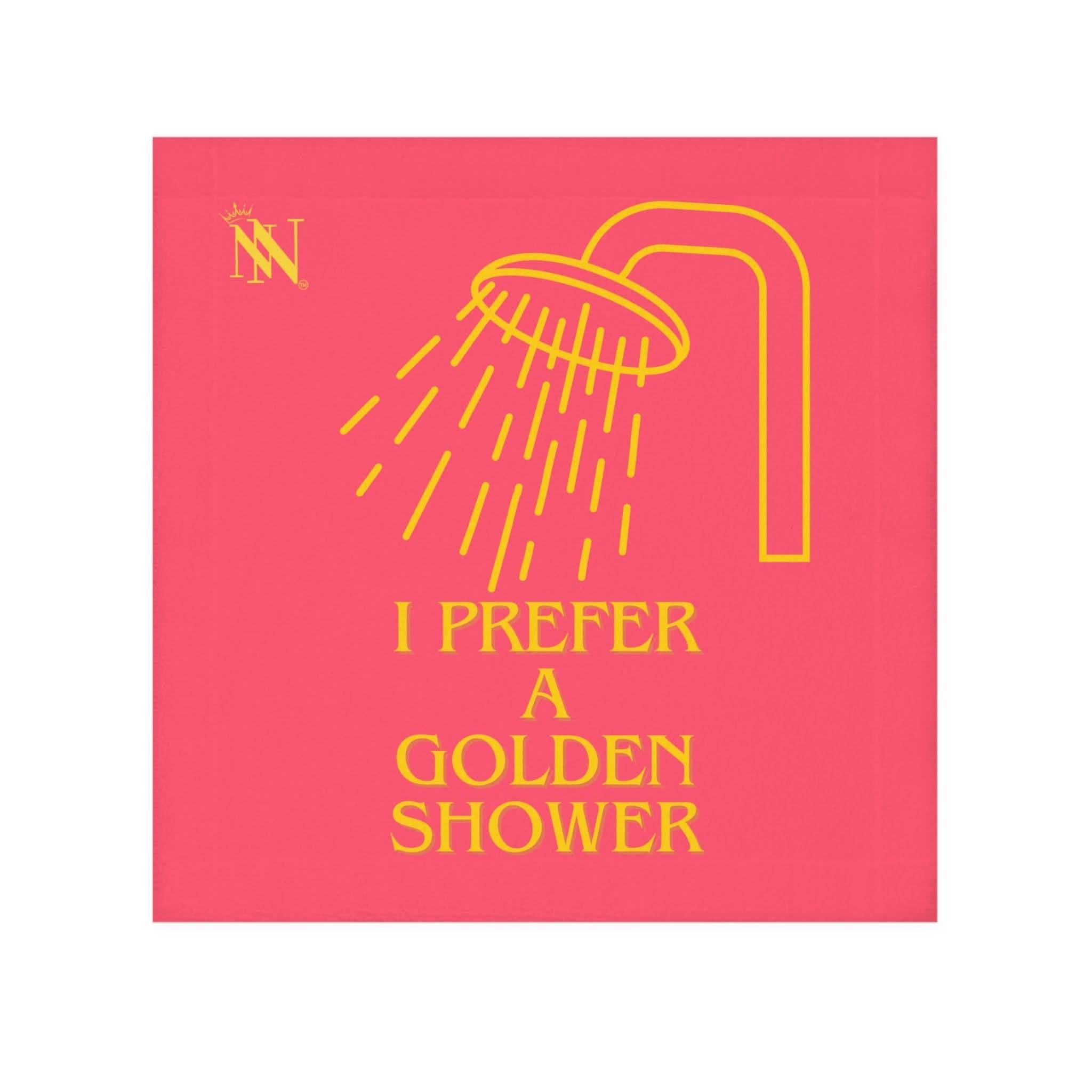 I Prefer A Golden Shower | Mix & Match Lils’ Fun-Flirty Lovers’ Towels