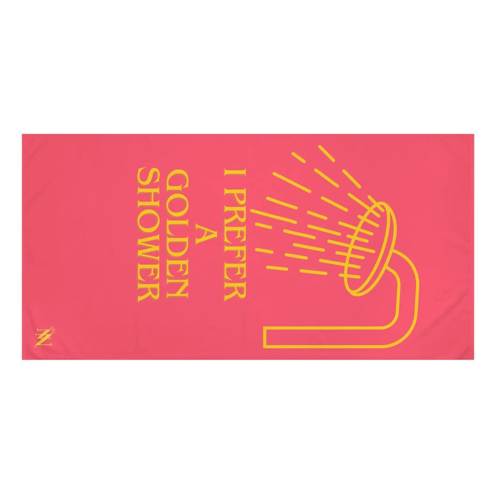 I Prefer A Golden Shower | Mix & Match Naughty XL Fun-Flirty Lovers’ Towels