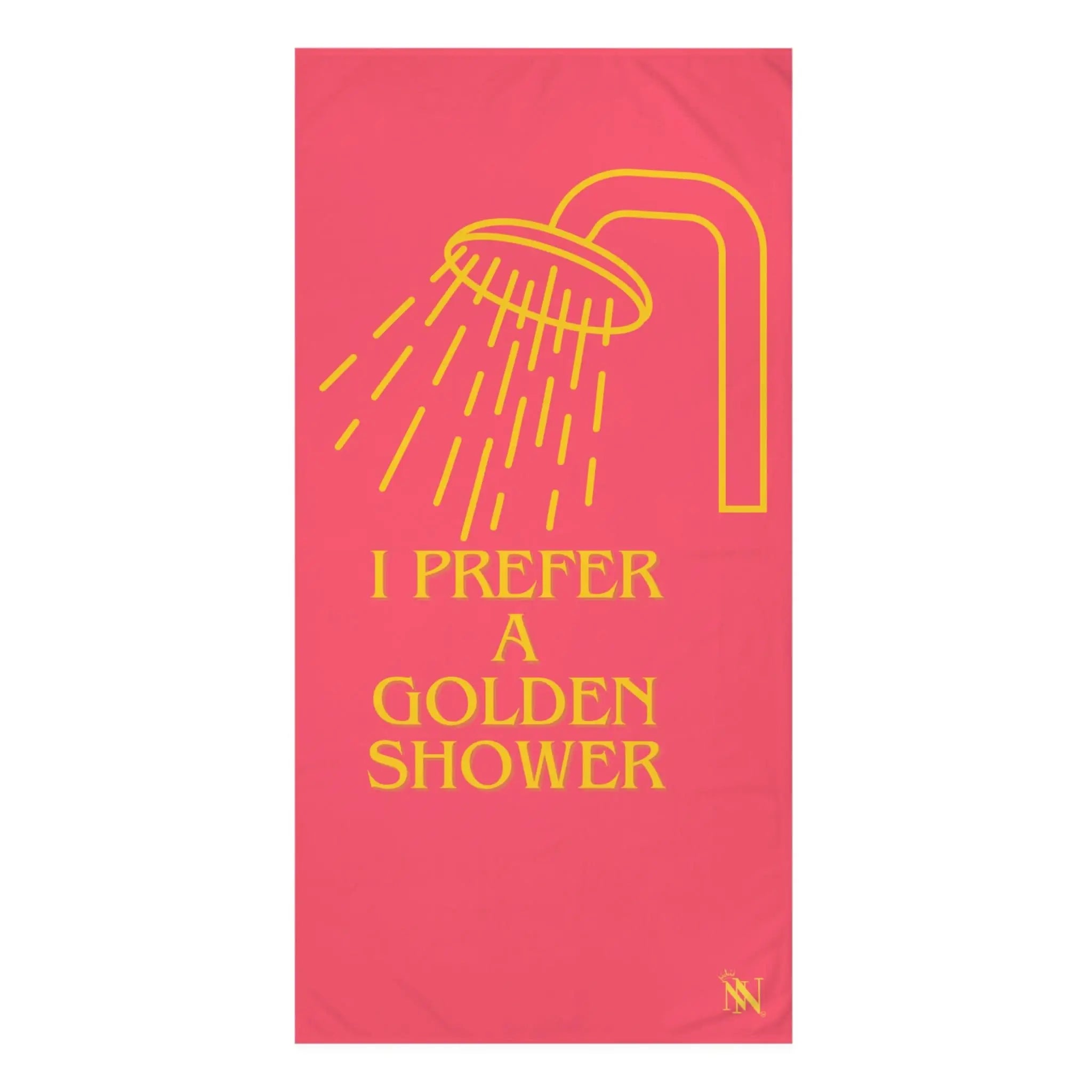 I Prefer A Golden Shower | Mix & Match Naughty XL Fun-Flirty Lovers’ Towels