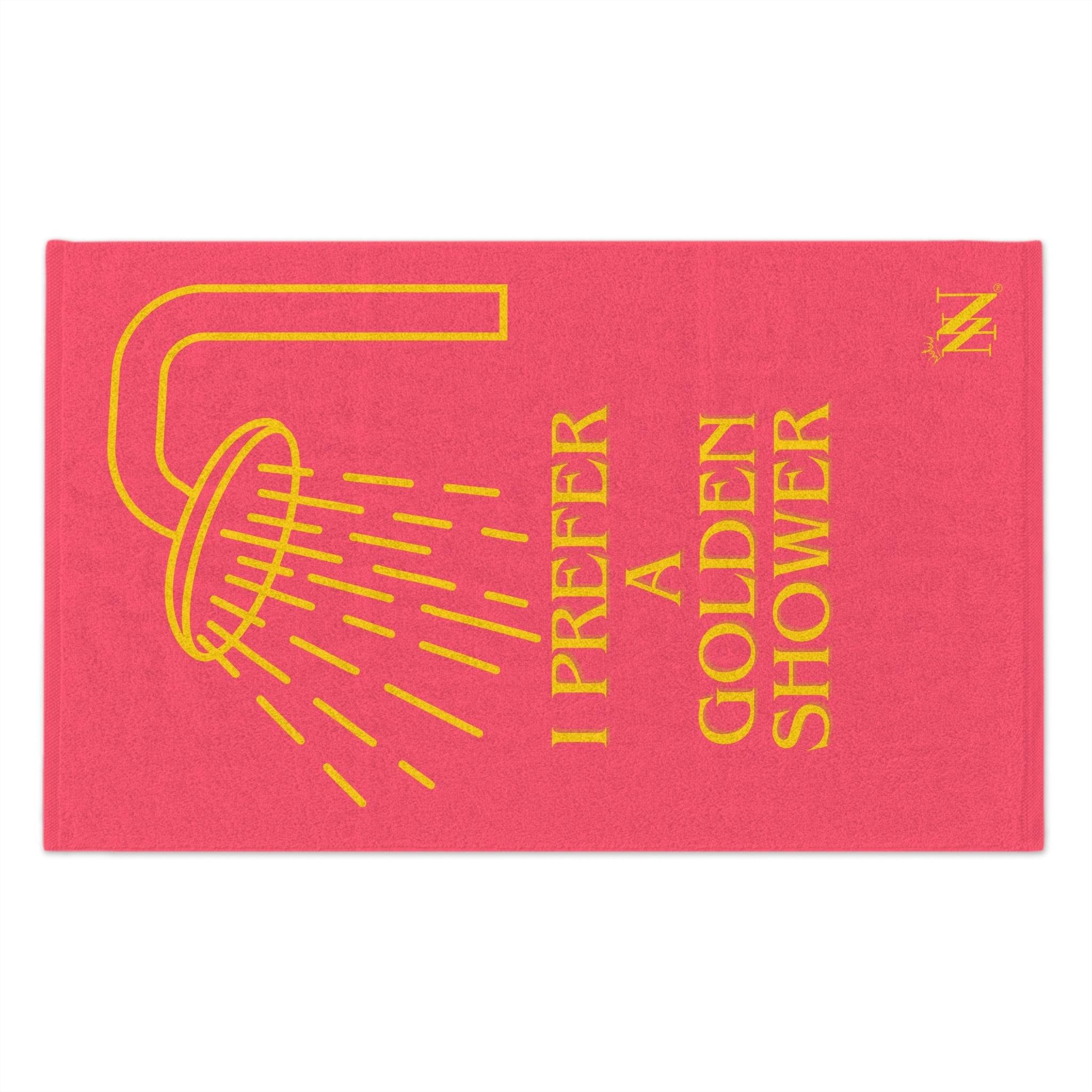 I Prefer a Golden Shower | Mix & Match Soft Fun-Flirty Lovers’ Towels