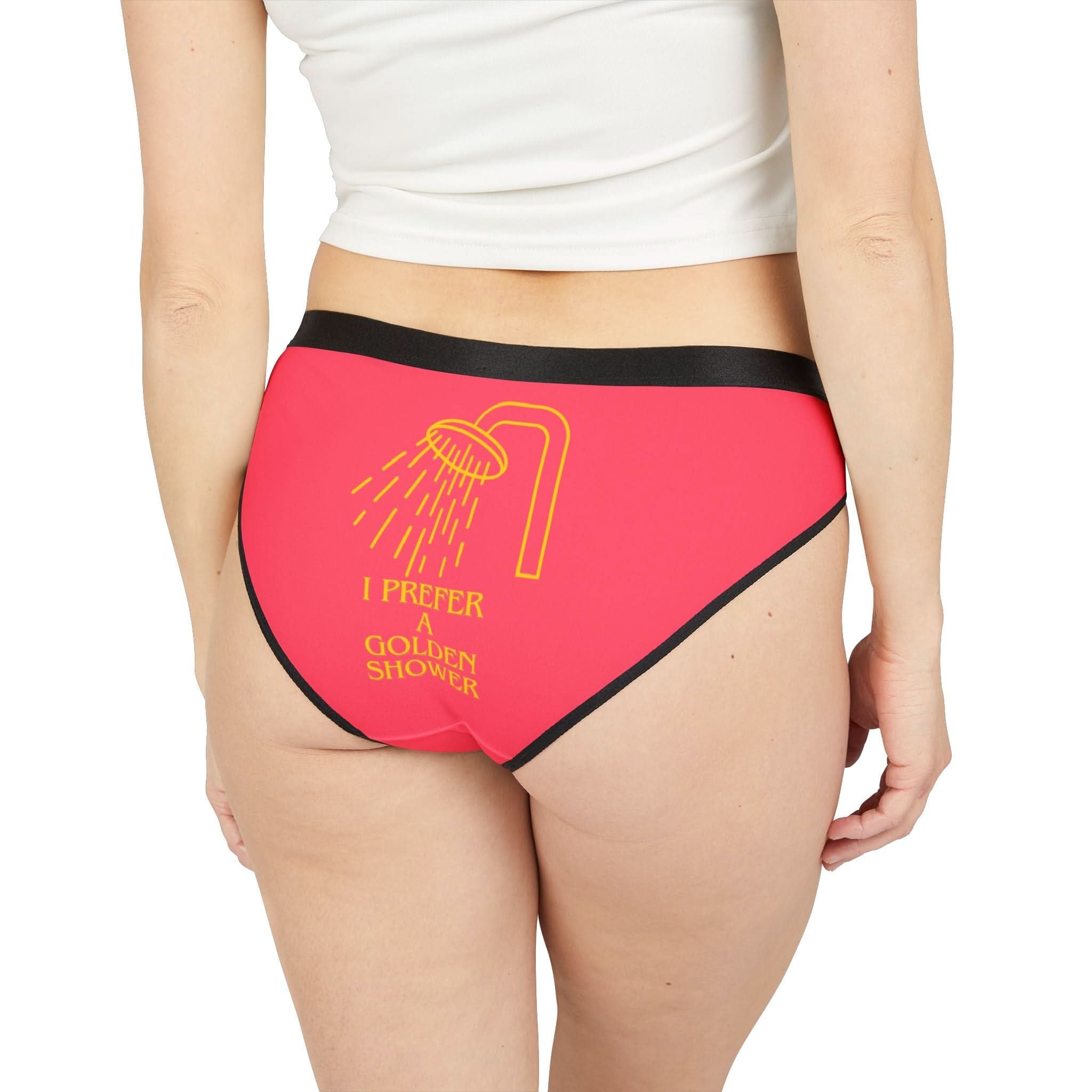 I Prefer A Golden Shower | Mix & Match Women’s Fun-Flirty Lovers’ Panties
