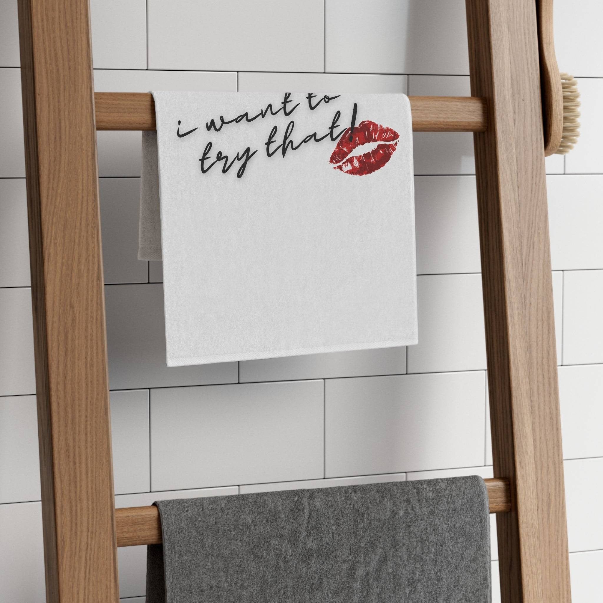 I Want to Try That! | Mix & Match Soft Fun-Flirty Lovers’ Towels