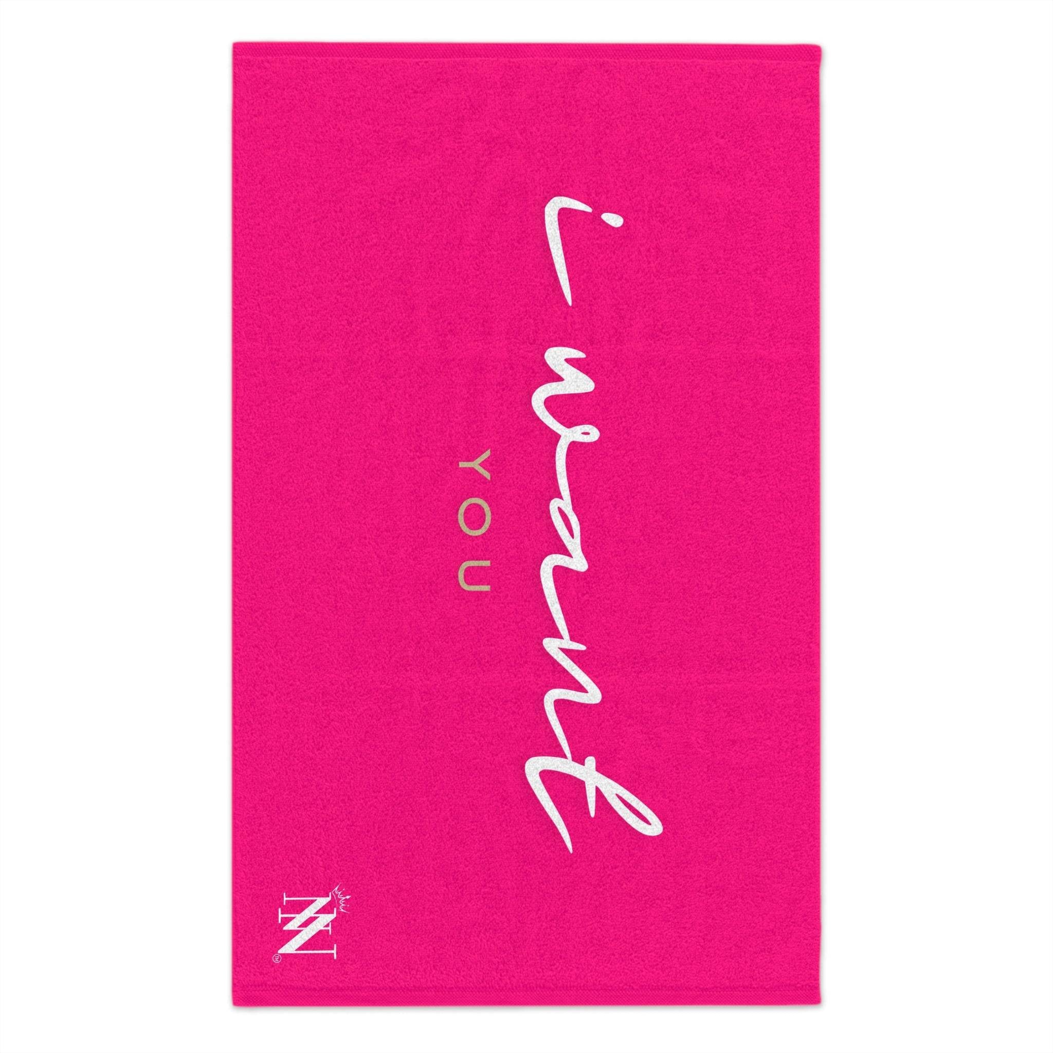 I Want You Pink Mix Match Soft Sex Towels | Flirty Lovers’ Gifts