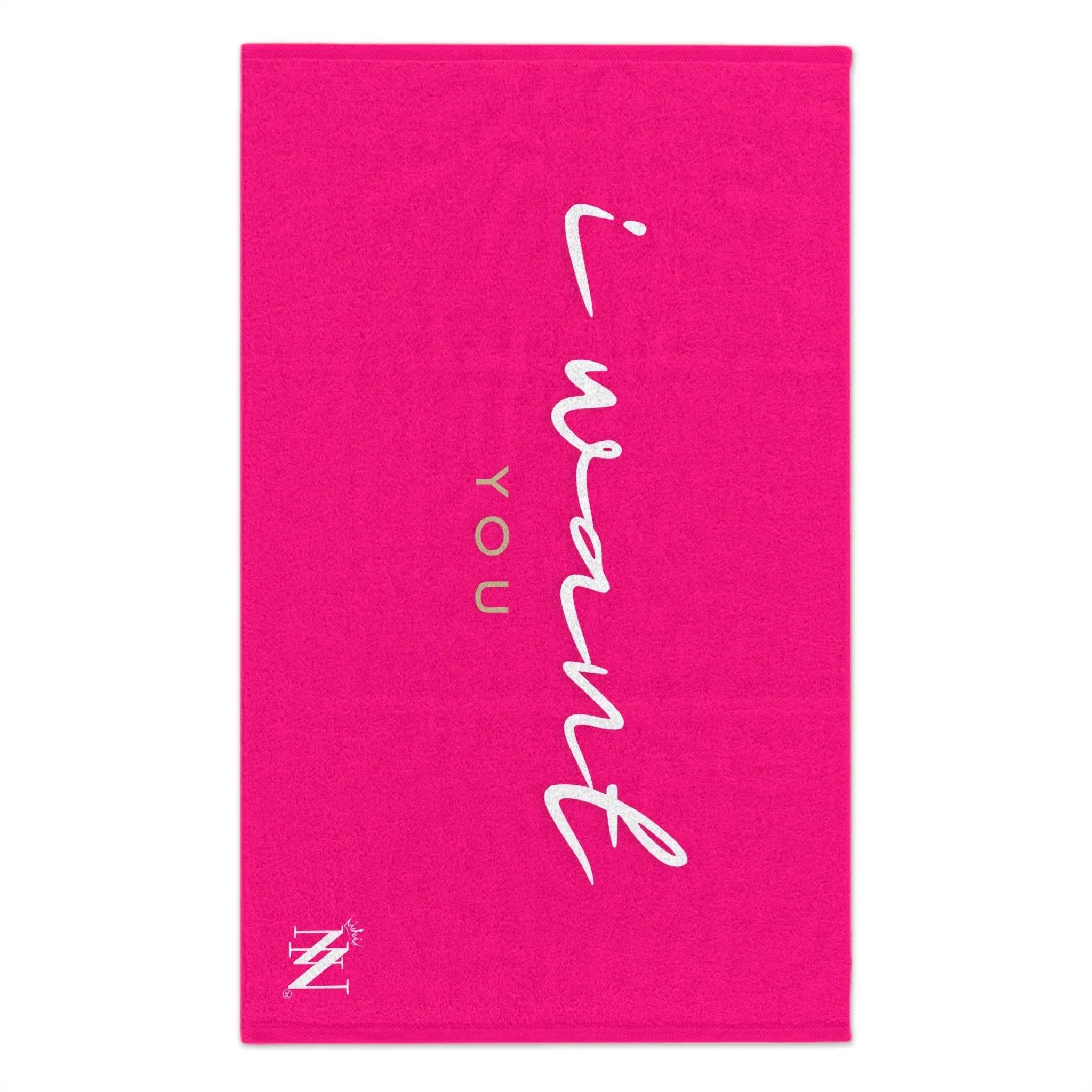 I Want You Pink Mix Match Soft Sex Towels | Flirty Lovers’ Gifts