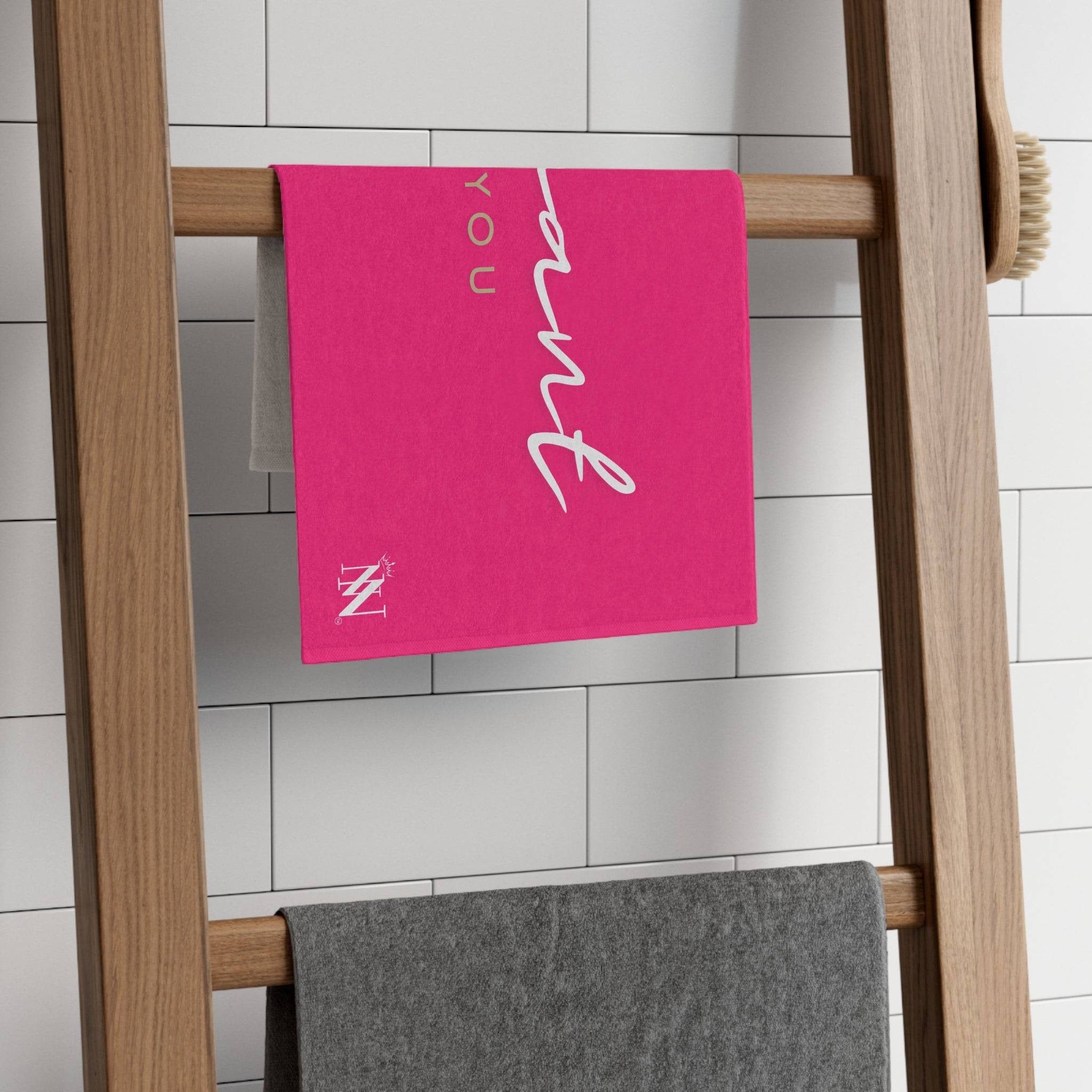 I Want You Pink Mix Match Soft Sex Towels | Flirty Lovers’ Gifts