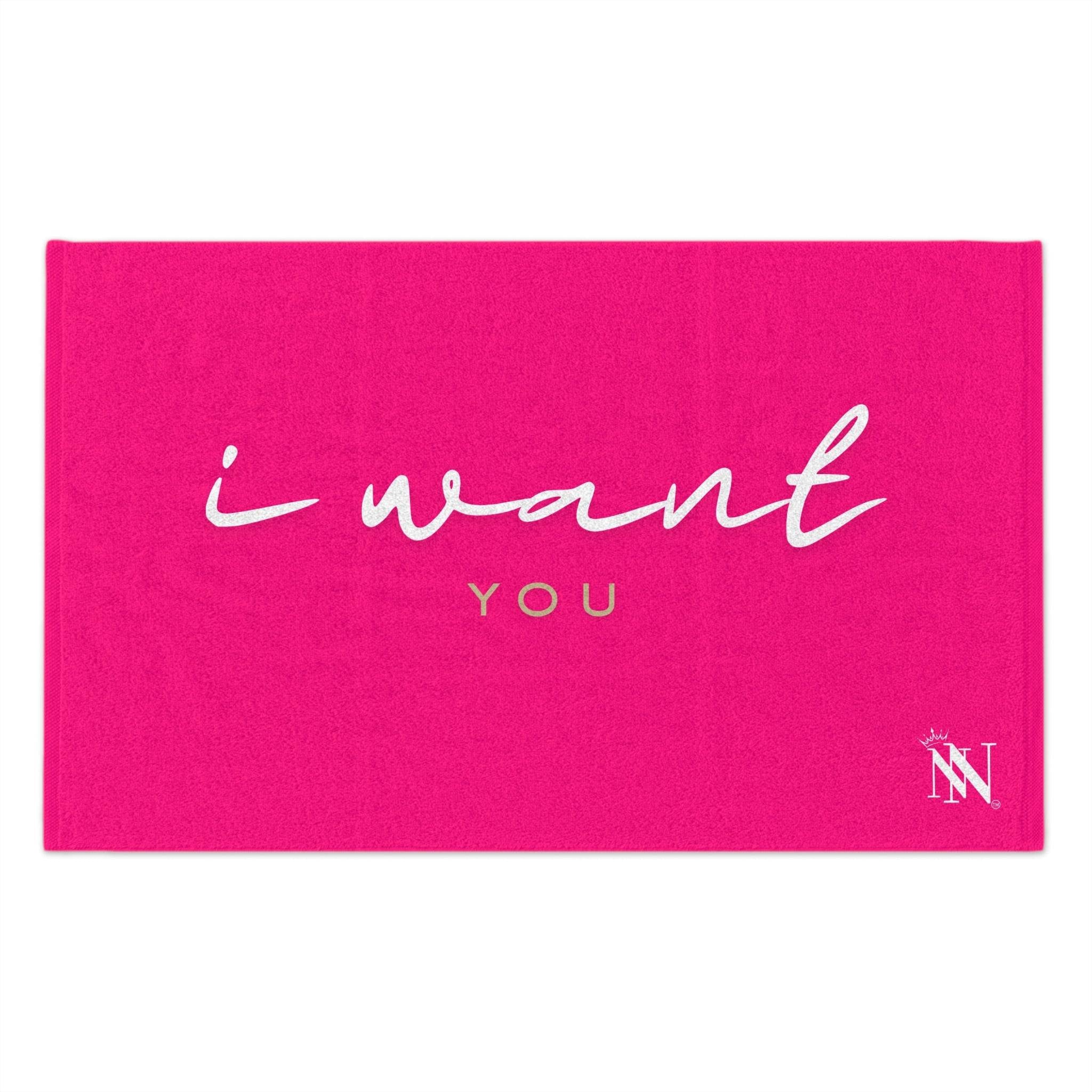 I Want You Pink Mix Match Soft Sex Towels | Flirty Lovers’ Gifts
